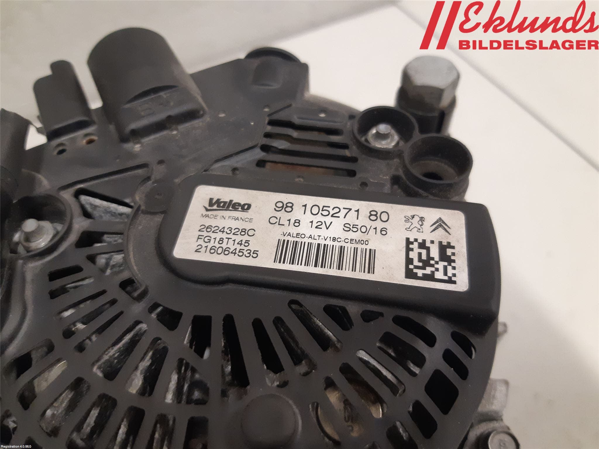 Peugeot PARTNER 16-18 Generator