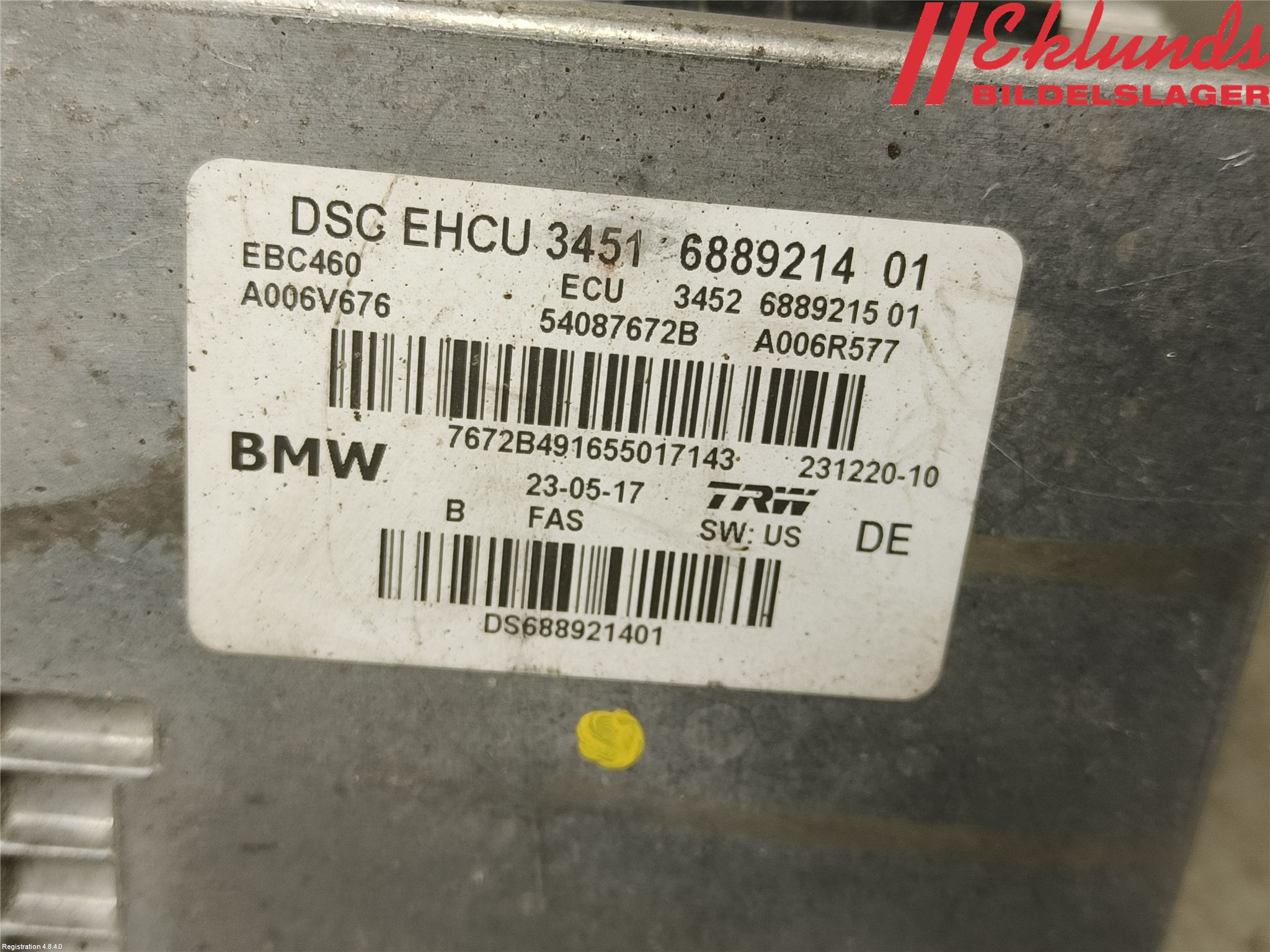 BMW X3 G01 18- Abs Hydraulaggregat