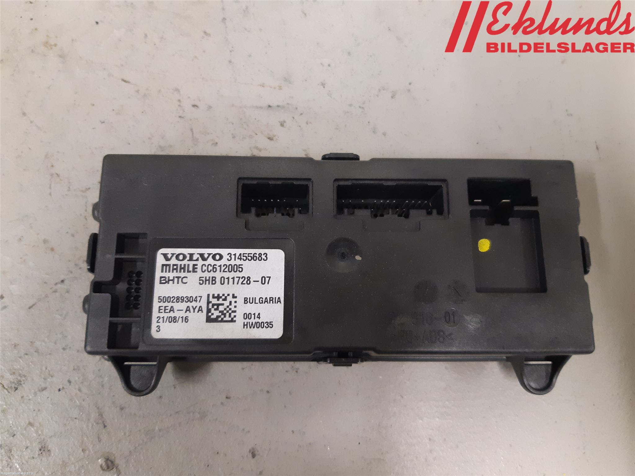 Volvo V90 17->> Styrenhet Övrigt