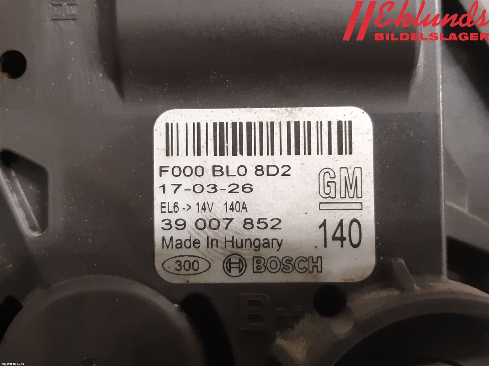 Opel INSIGNIA 17- Generator