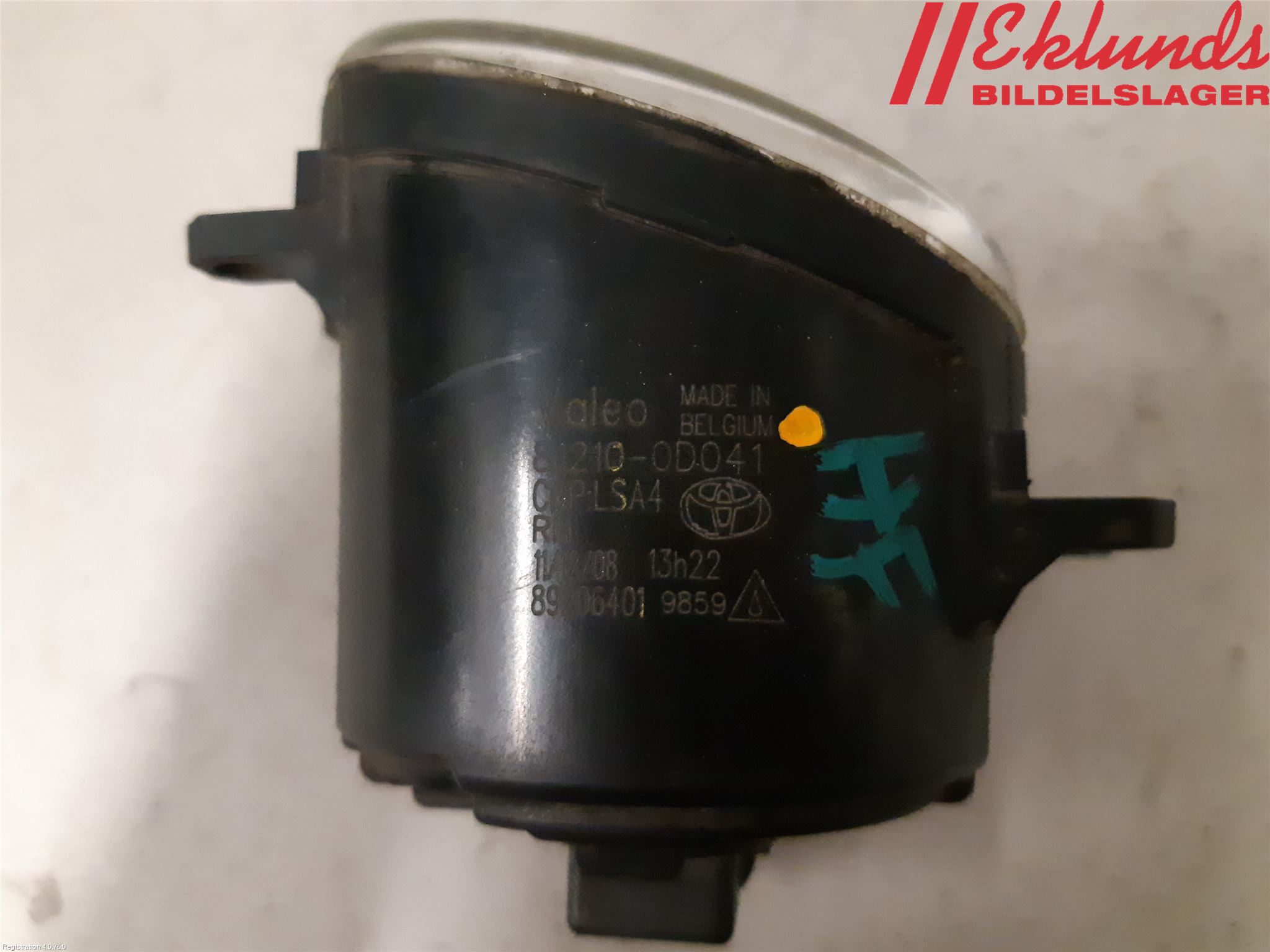 Toyota AVENSIS 09-15 Dimljus-Varselljus Fram