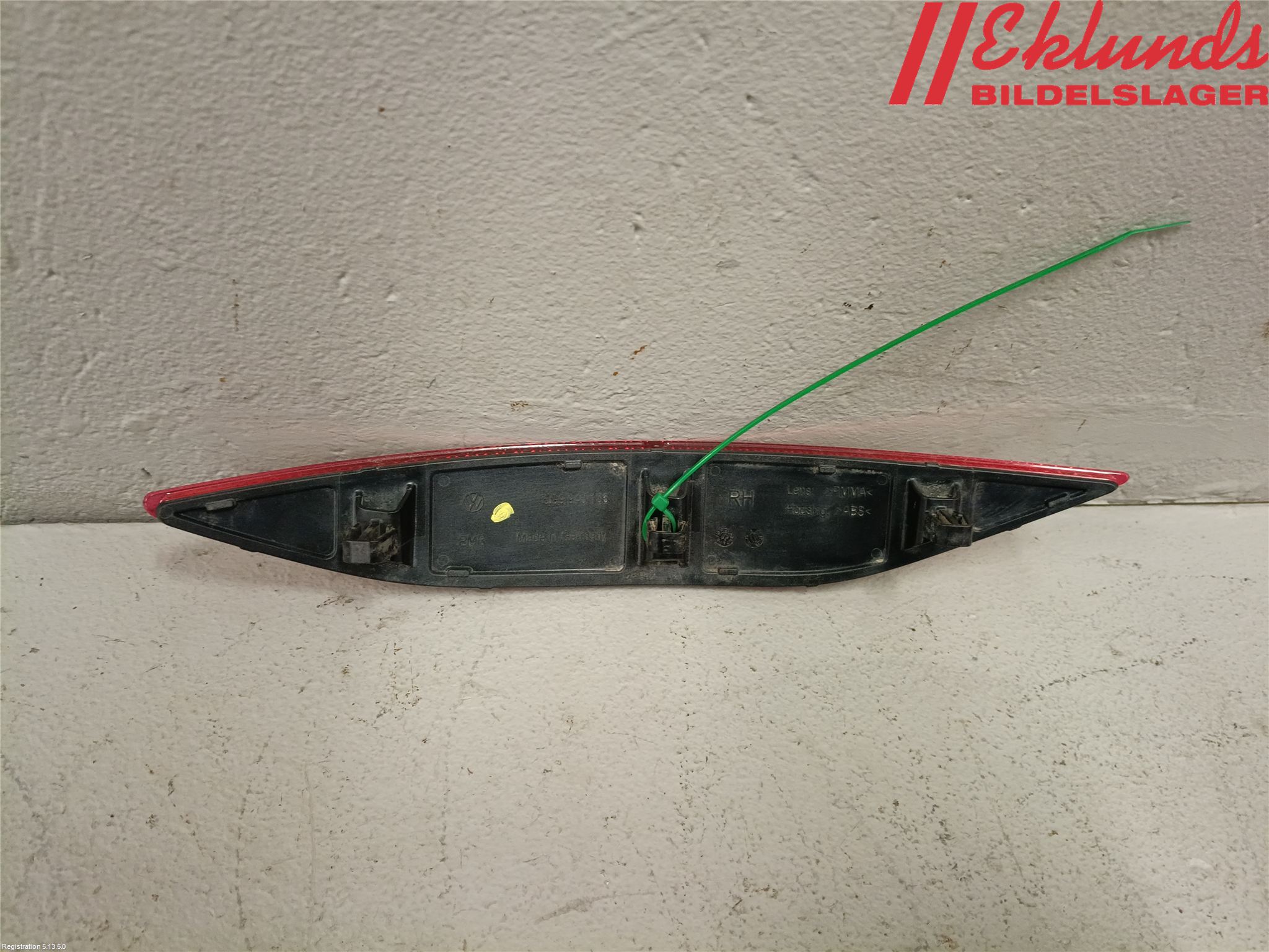 Volkswagen VW GOLF / E-GOLF VII 13-20 Dimljus/Reflex Bak