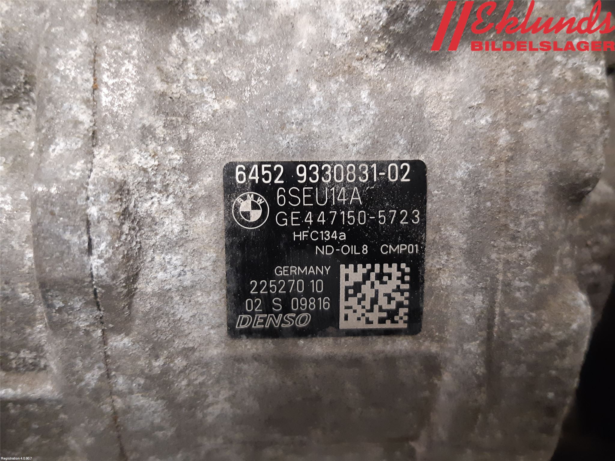 BMW 3 GT F34 13-19 Ac Kompressor