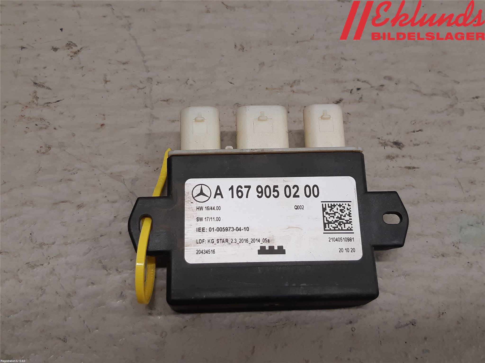 Mercedes-Benz MB EQC (N293) 20- Styrenhet Baklucka