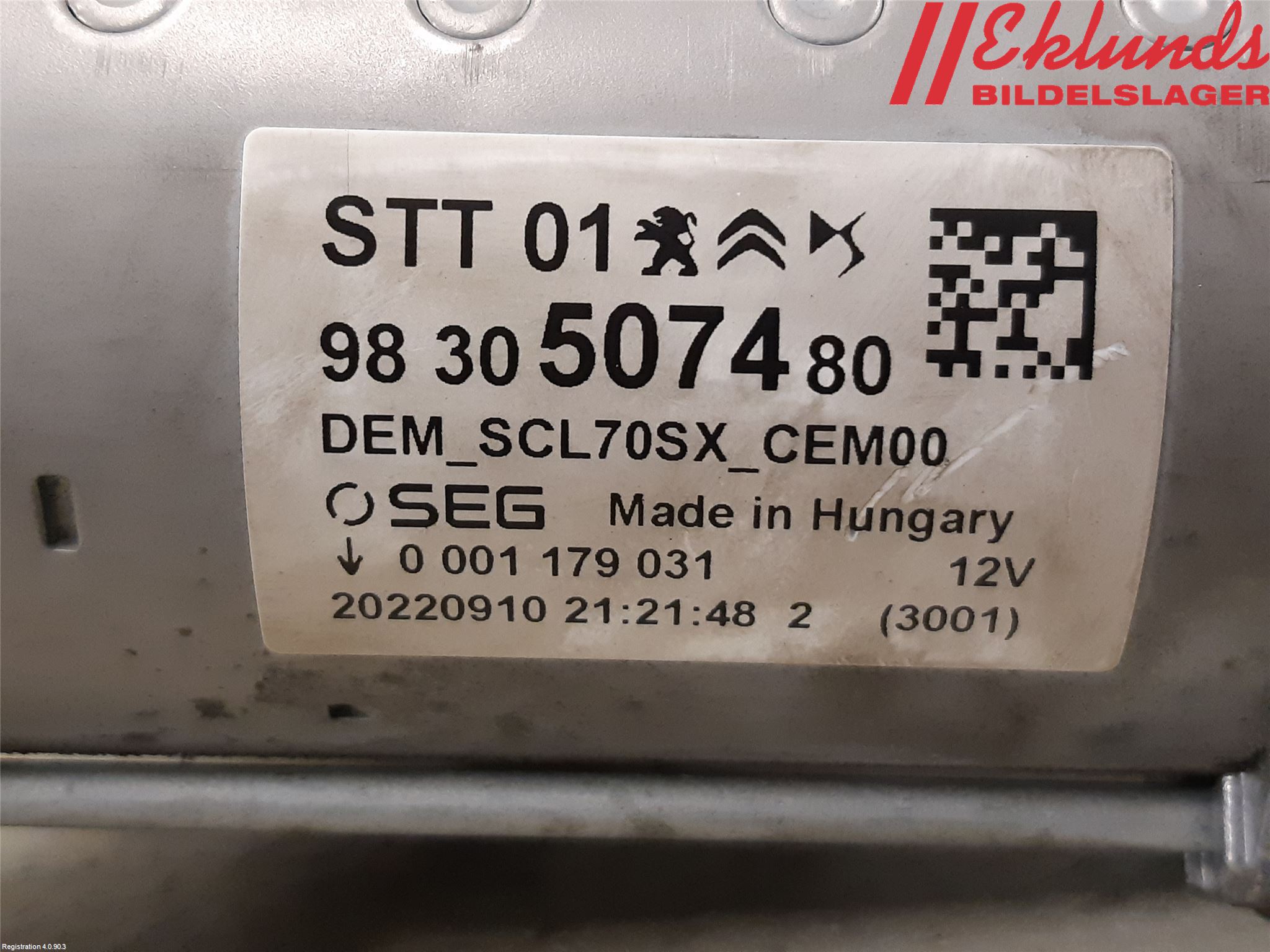 Peugeot 2008/E-2008 20- Startmotor