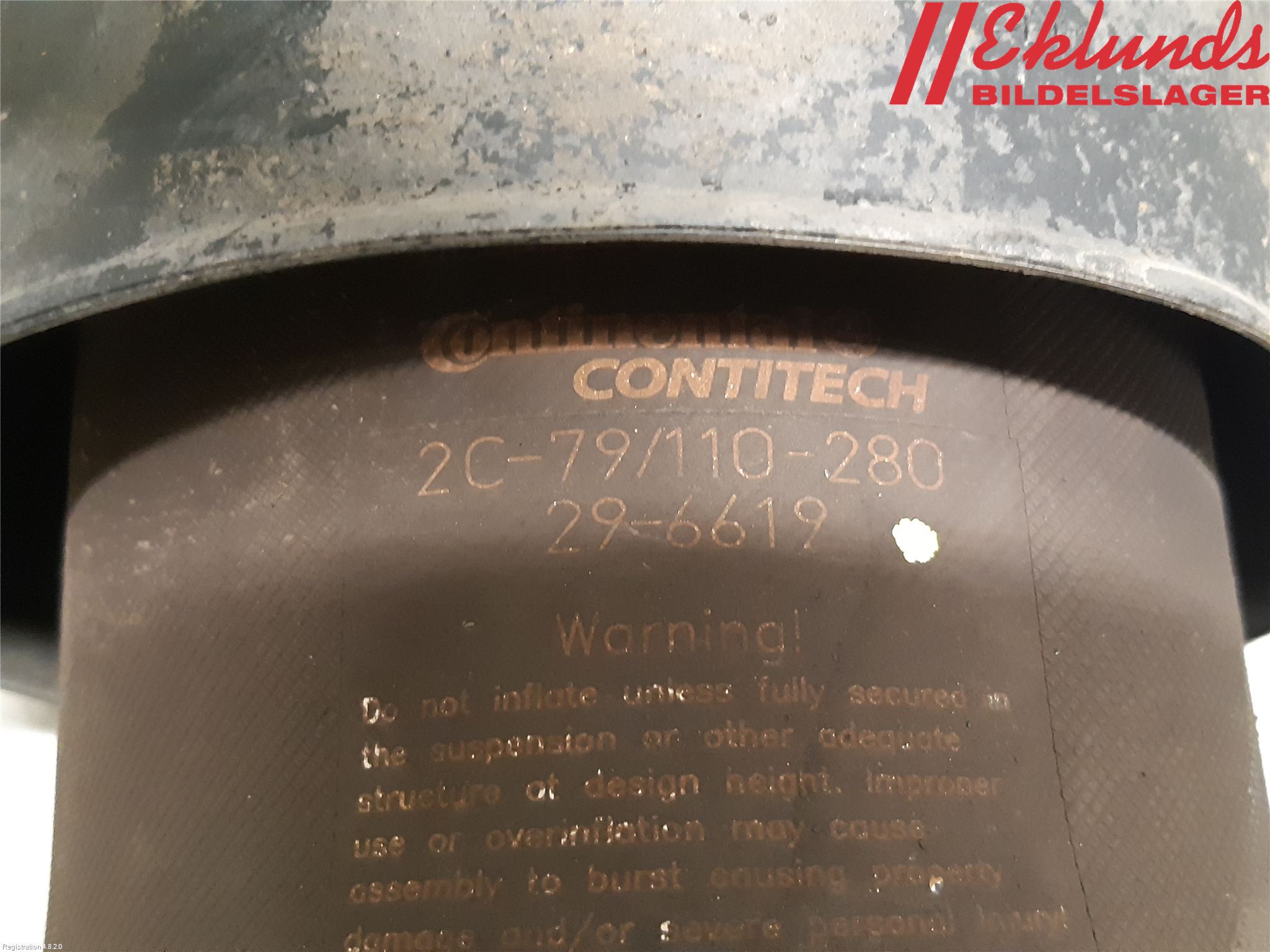 BMW 5 F10/F11/F18 09-17 Nivå-Luftfjädring Bälg