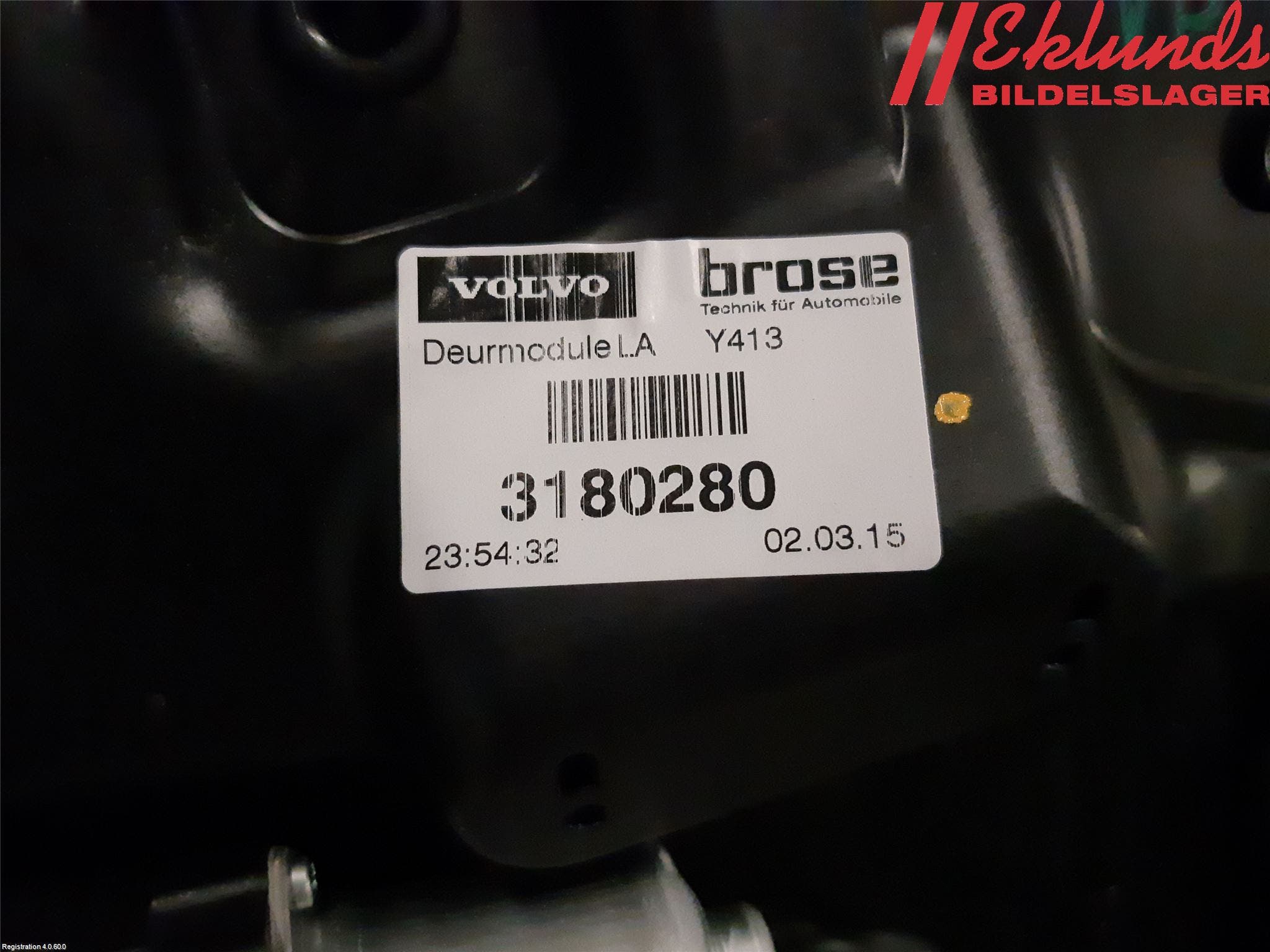 Volvo XC60 14-17 Fönsterhiss El Kompl