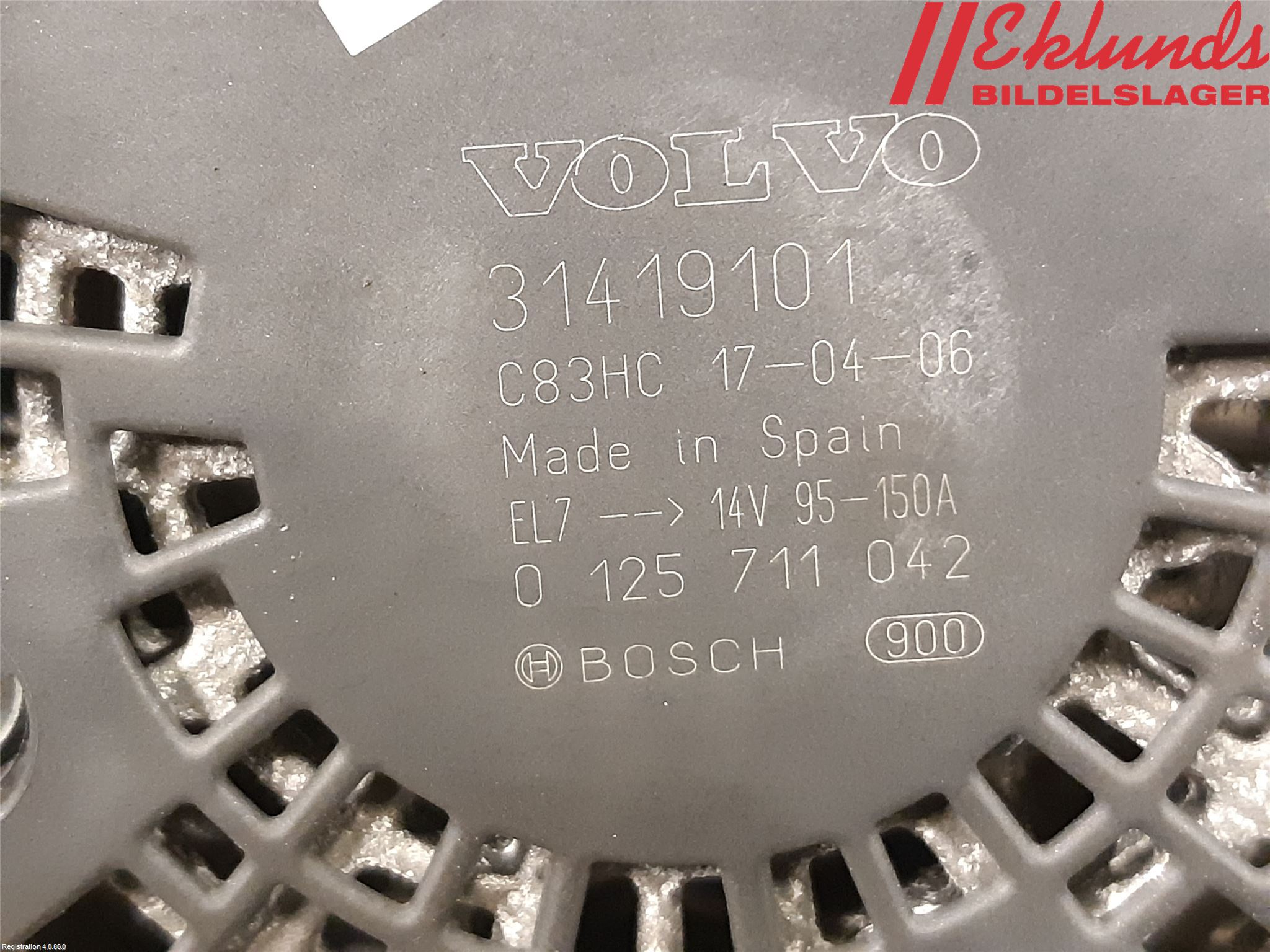 Volvo V40 12-19 Generator