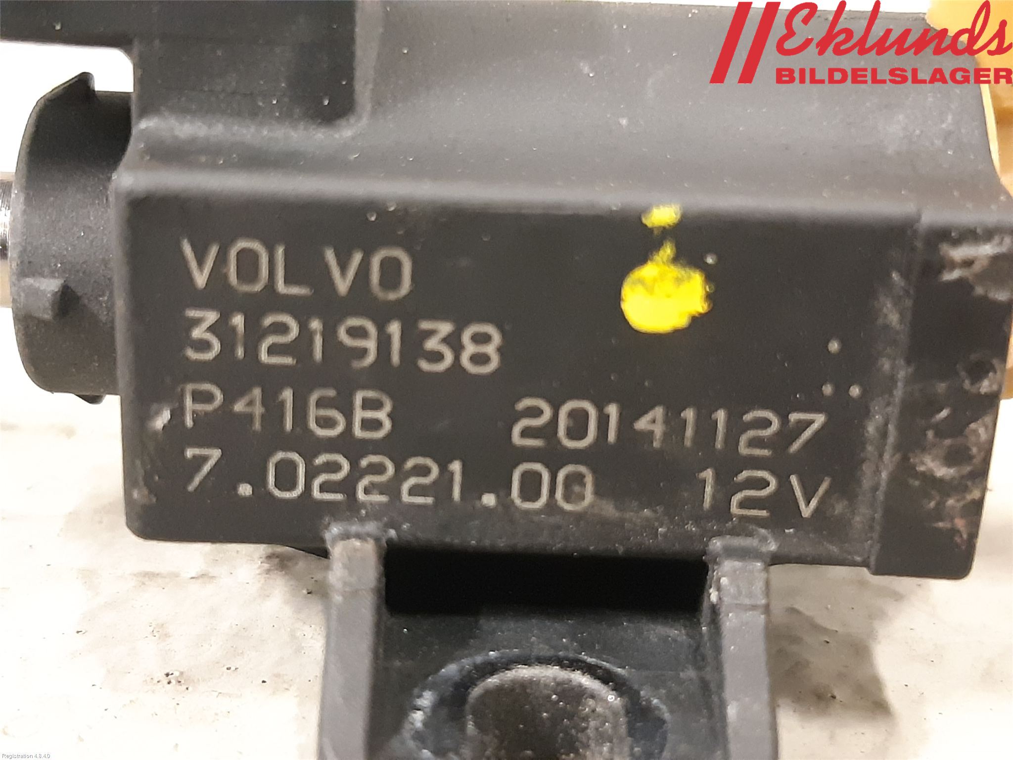 Volvo XC60 14-17 Magnetventil Laddtryck