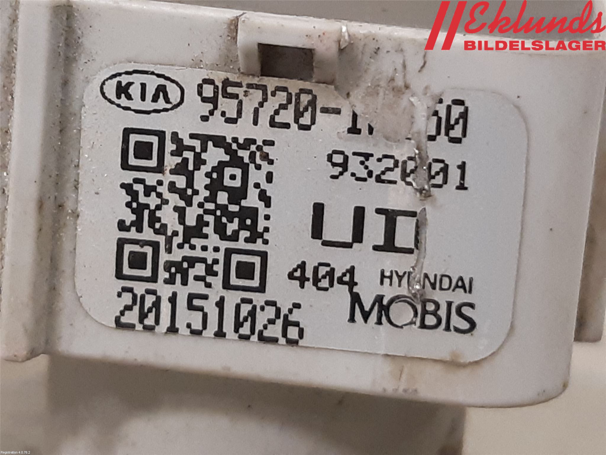 Kia RIO 12-16 Parkeringshjälp Backsensor