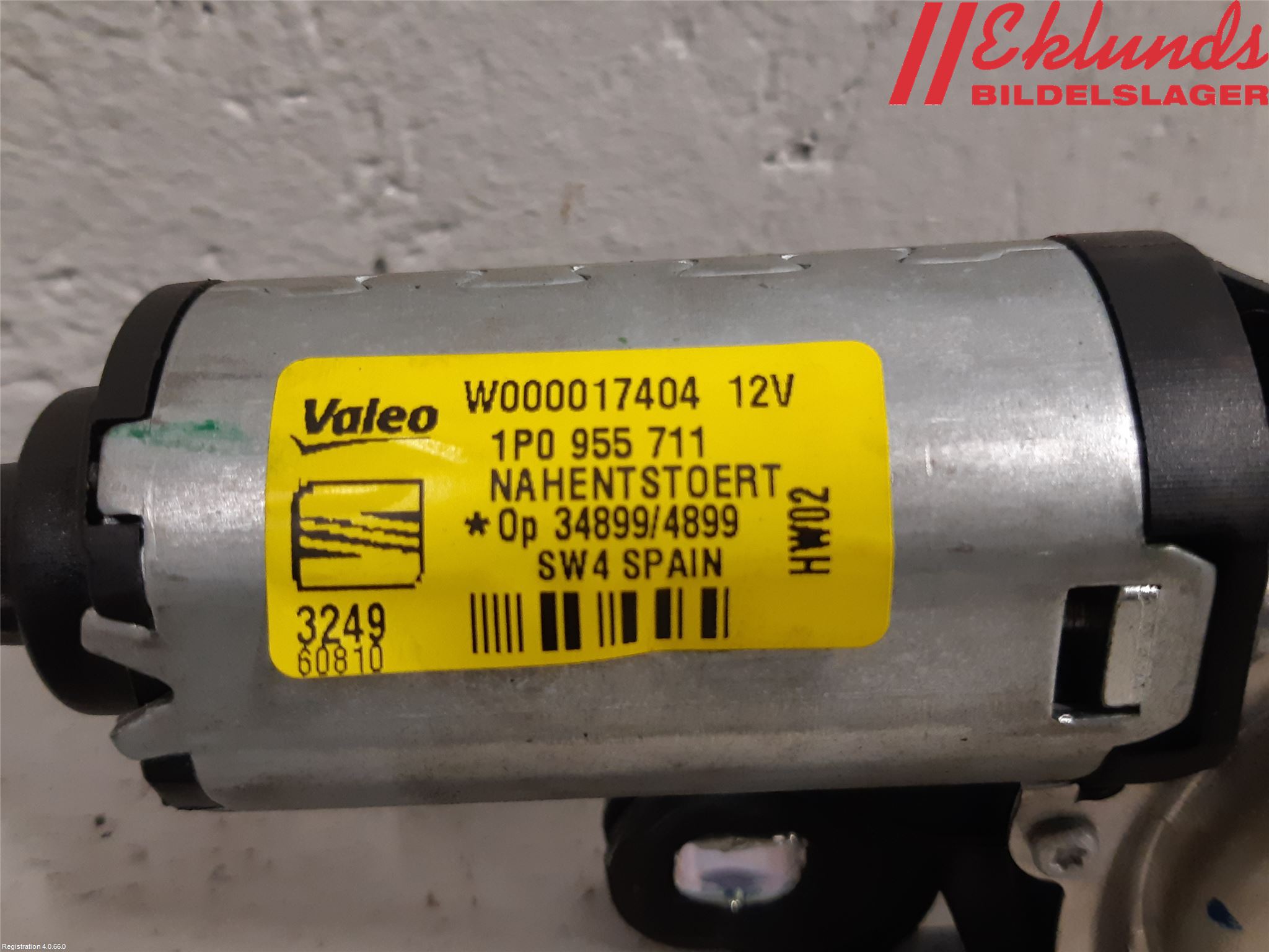 Seat LEON 06-12 Torkarmotor Baklucka