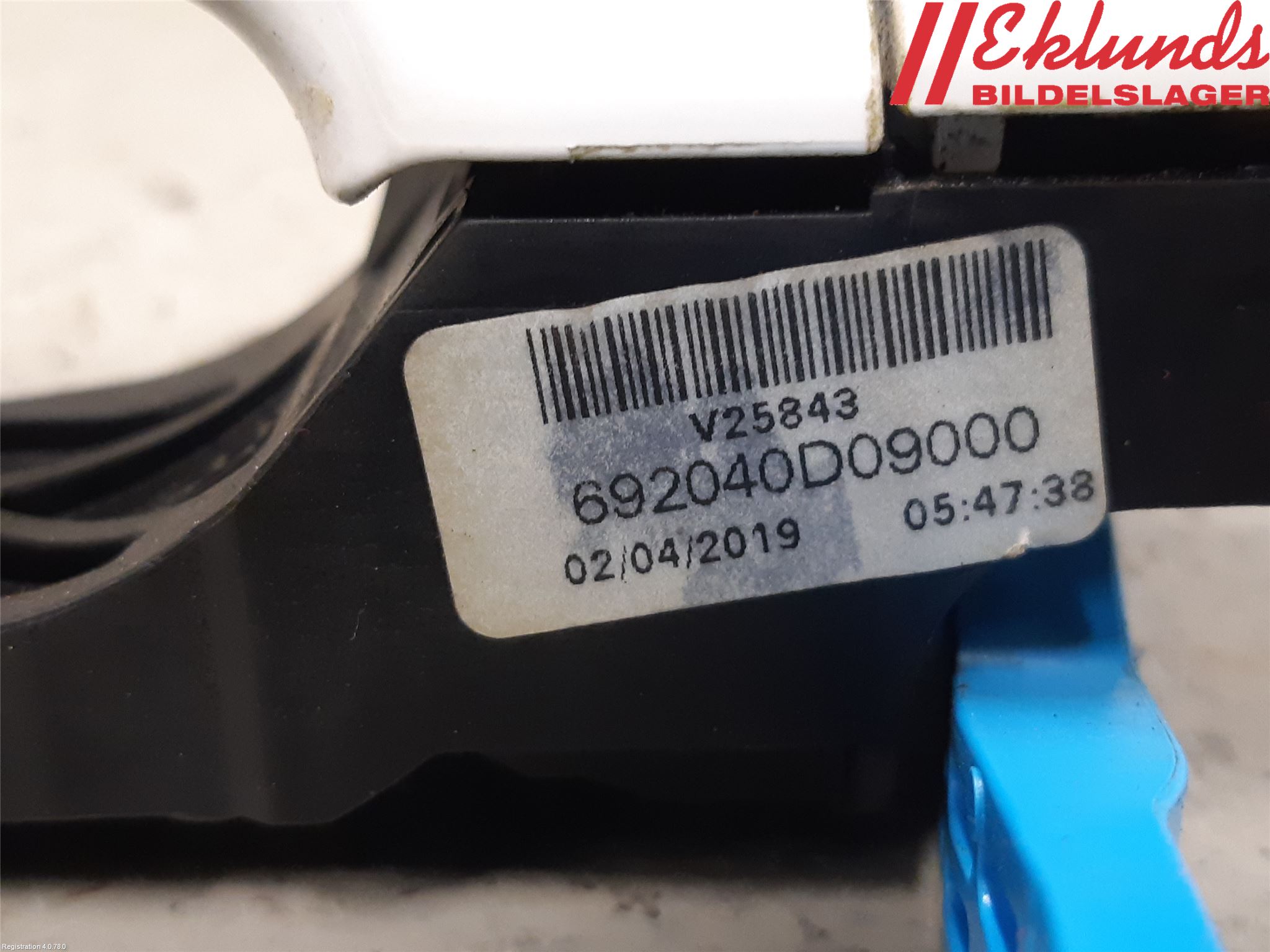 Toyota YARIS XP130 15-20 Dörrhandtag Yttre Vä