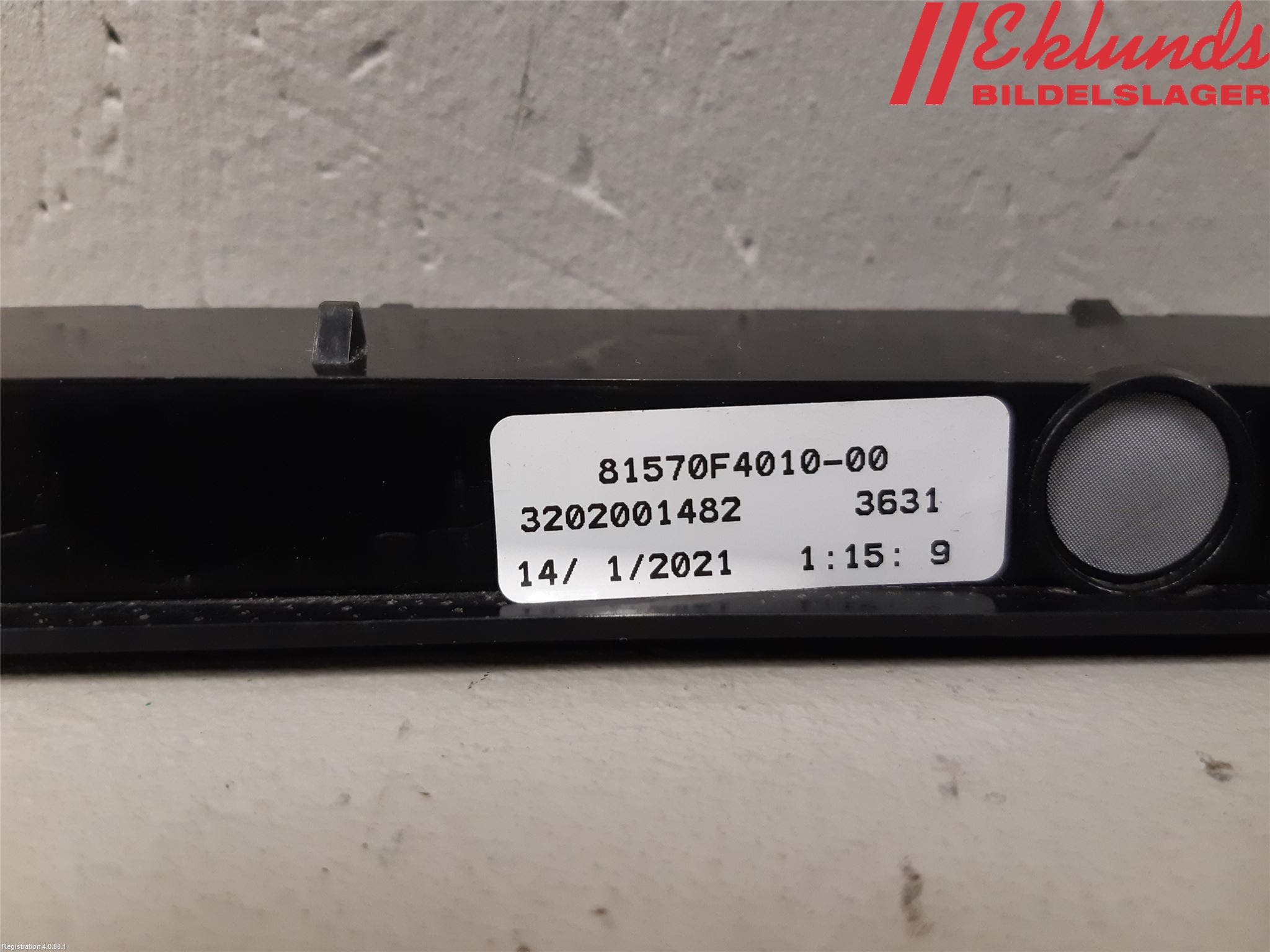 Toyota C-HR 16-23 Bromsljus Bakruta