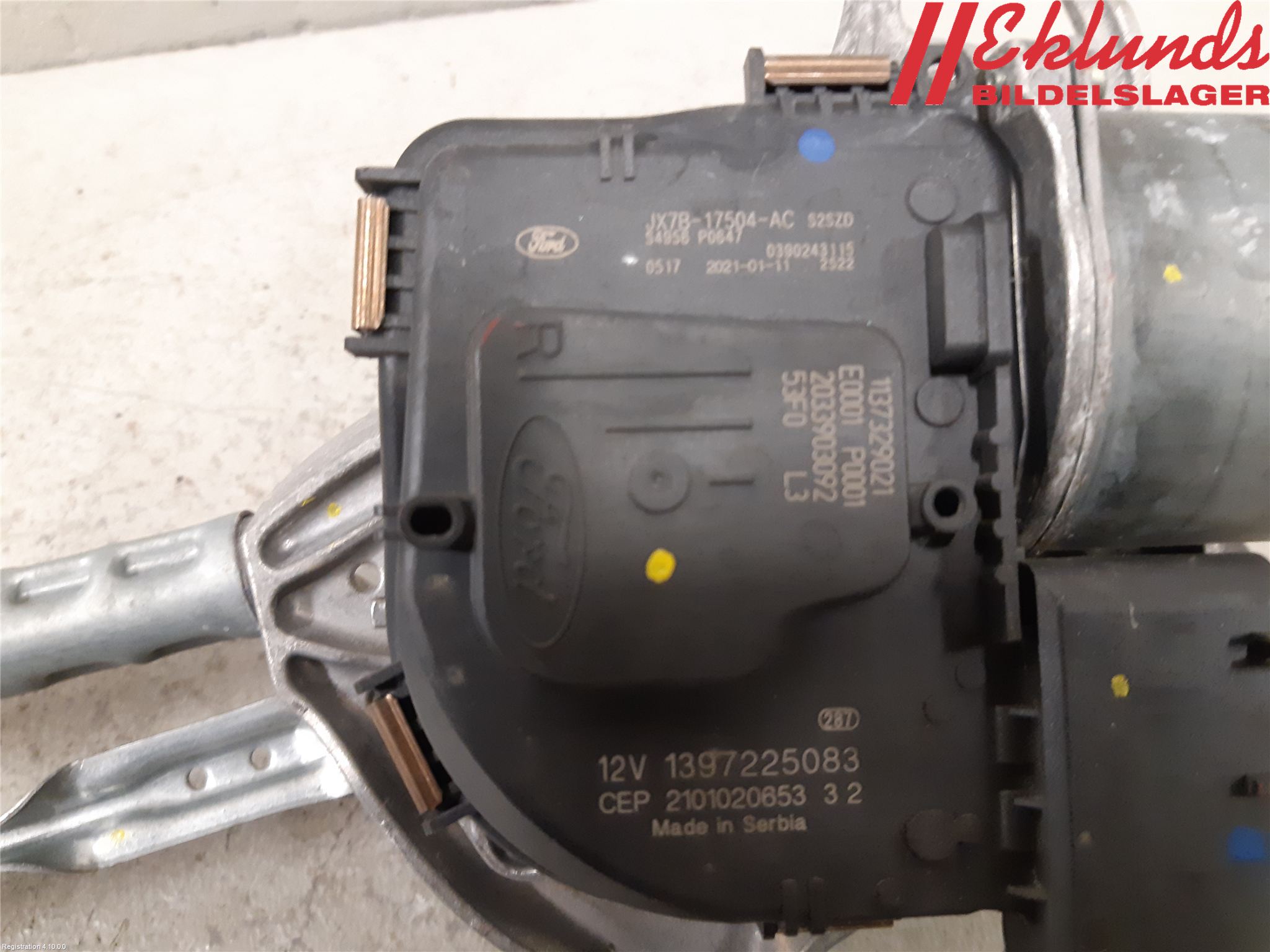 Ford FOCUS 19- Torkarmekanism Vindruta