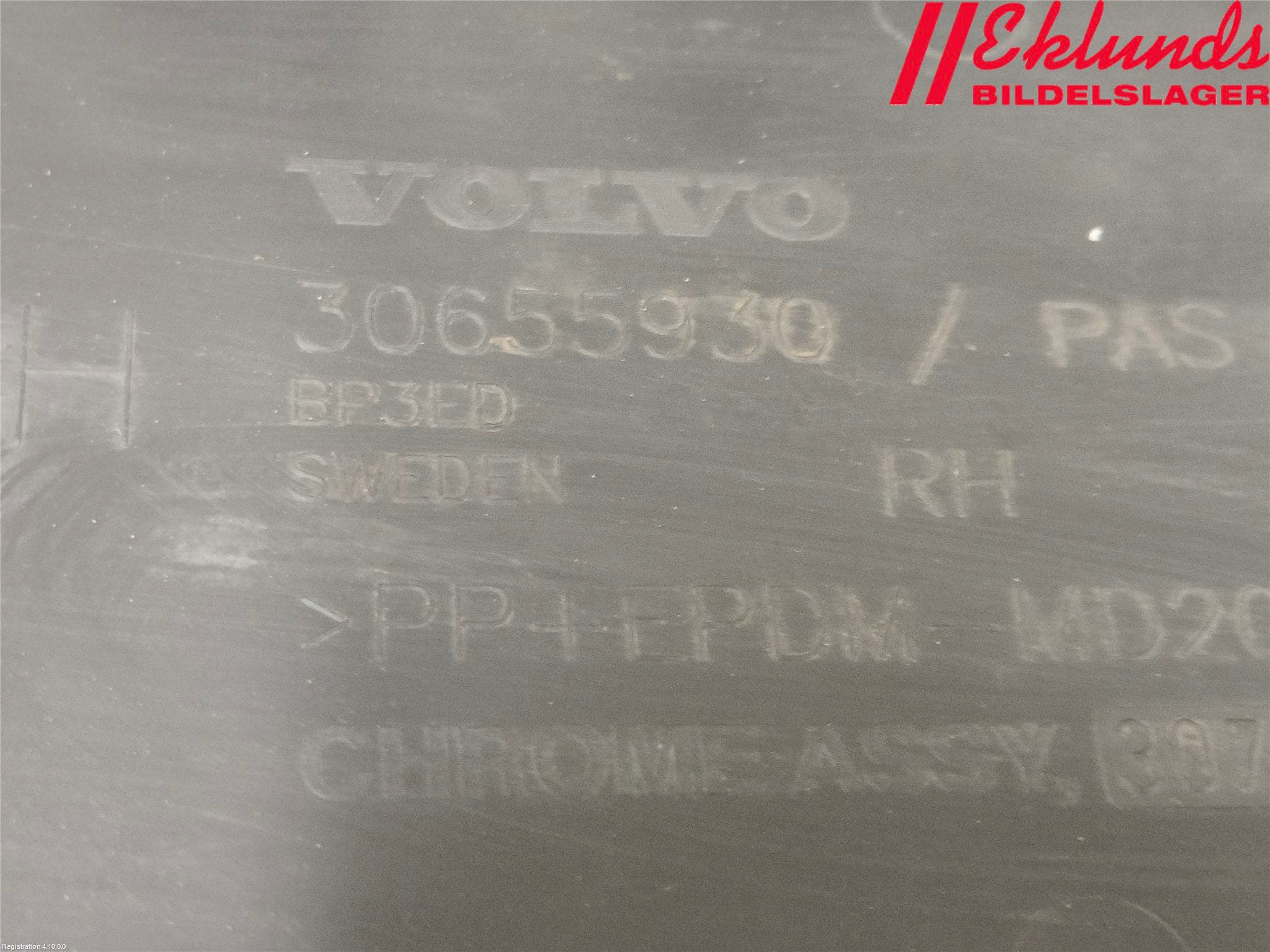 Volvo S80 07-13 Dimljussarg Fram