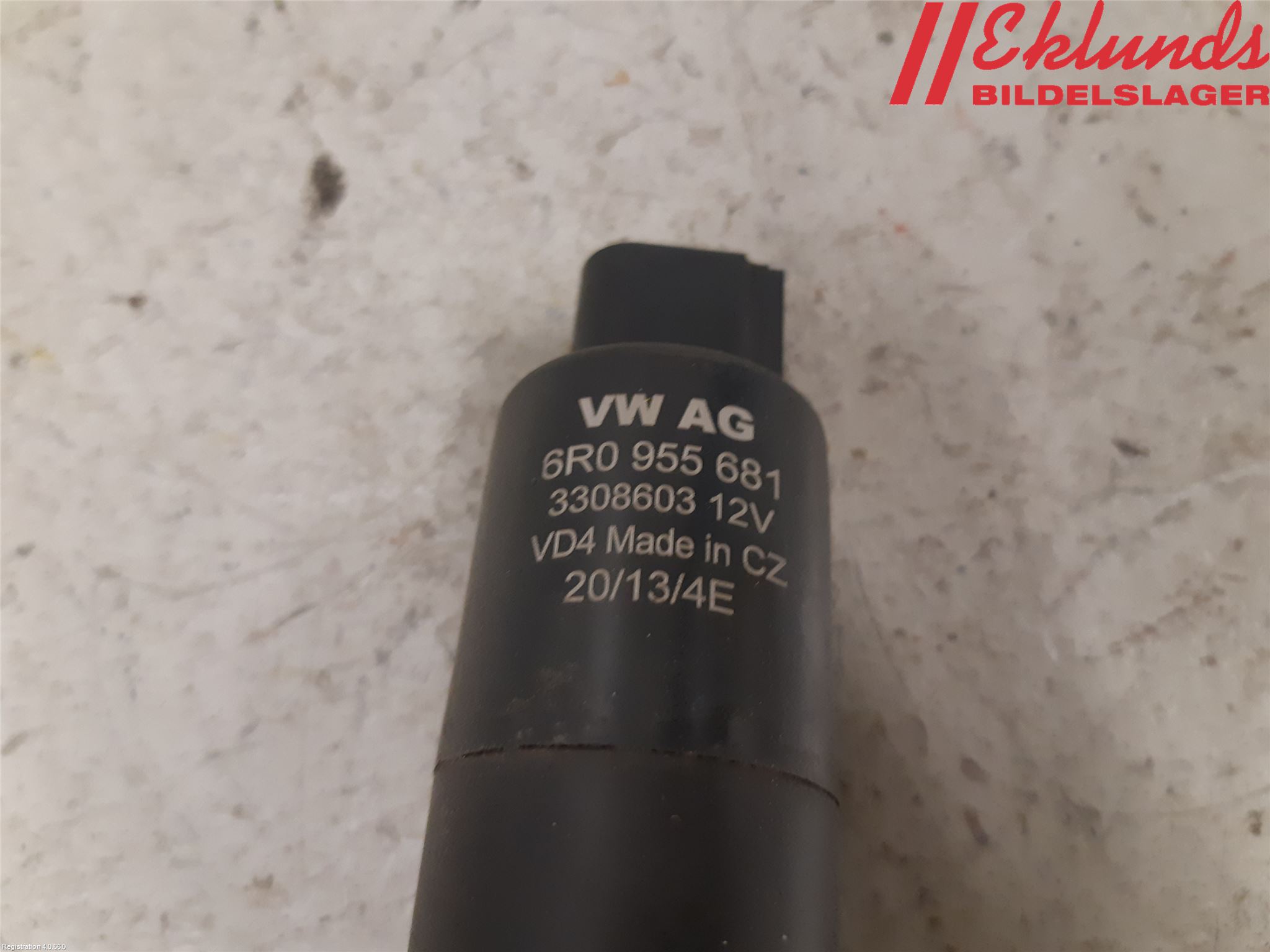 Volkswagen VW PASSAT 11-14 Spolarpump Högtryck