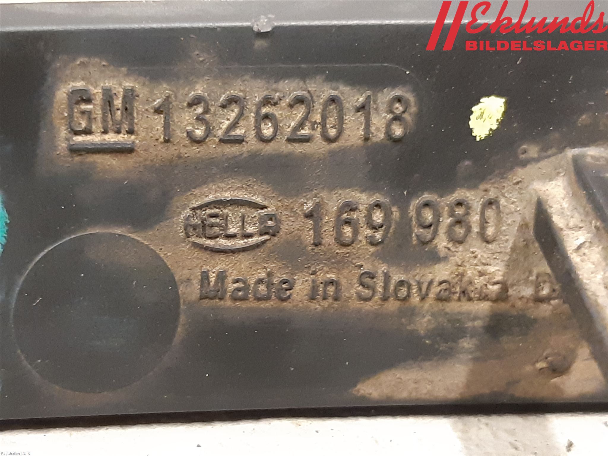 Opel ASTRA J 10-15 Dimljus/Reflex Bak