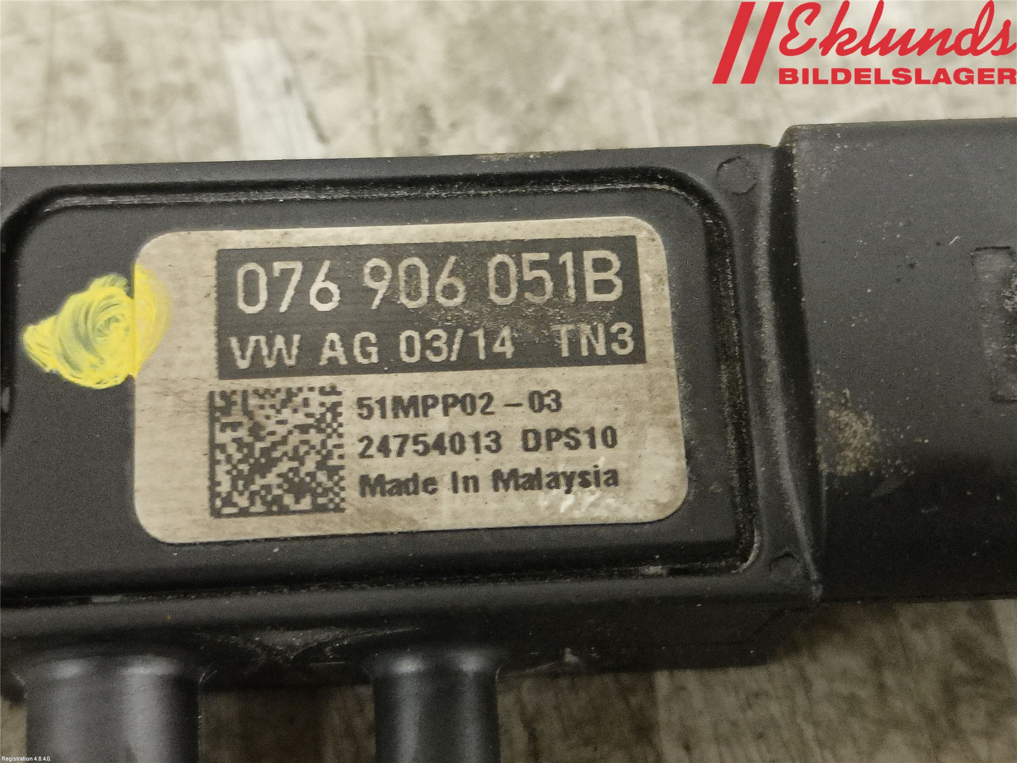 Volkswagen VW PASSAT 11-14 Givare Temp-Tryck Avgas