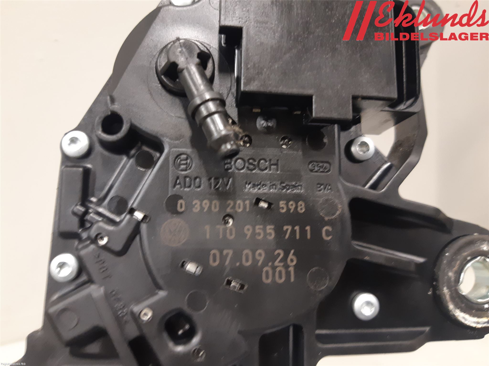 Volkswagen VW TOURAN 03-10 Torkarmotor Baklucka