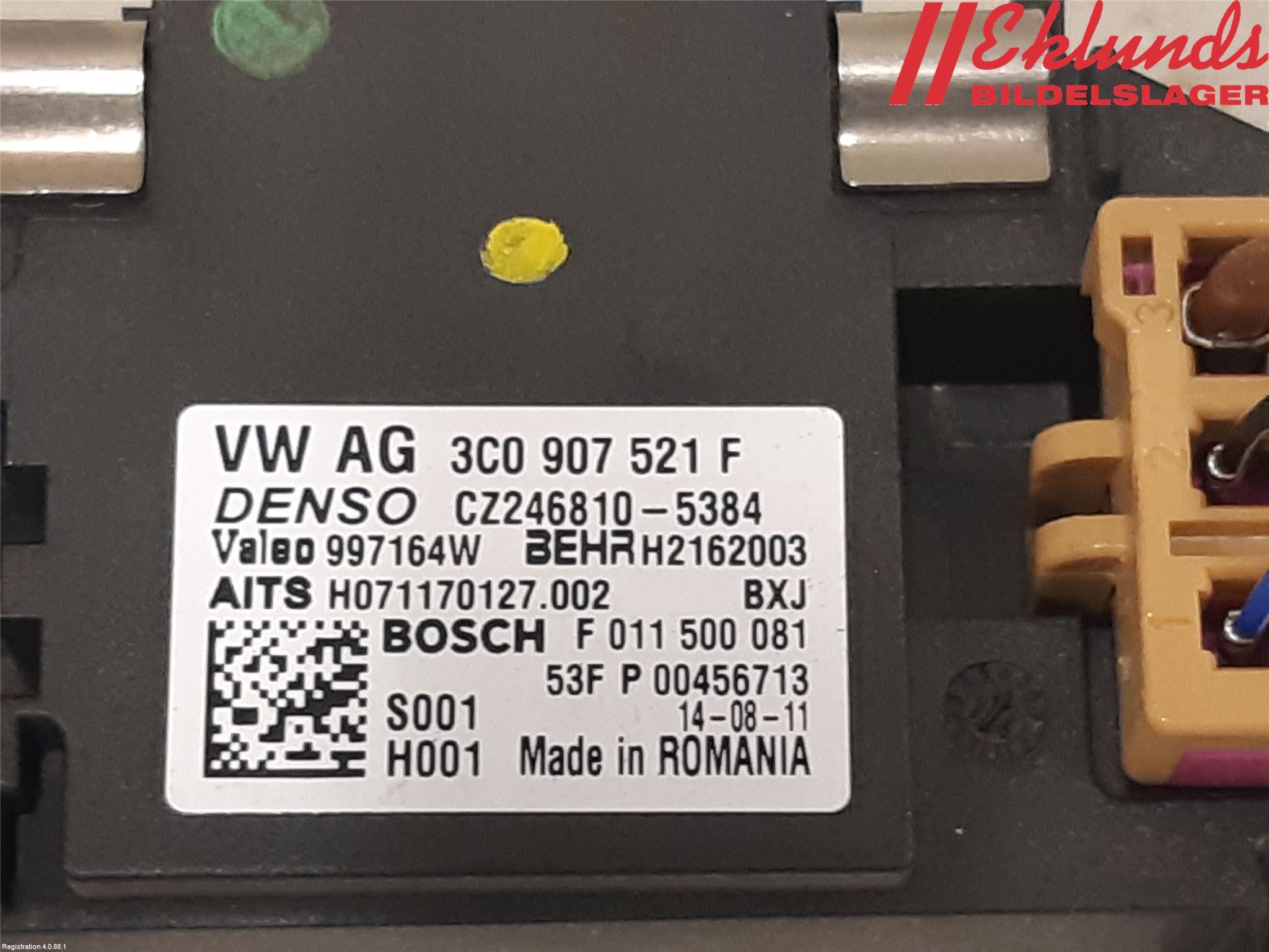 Volkswagen VW PASSAT 11-14 Värmefläktsmotstånd