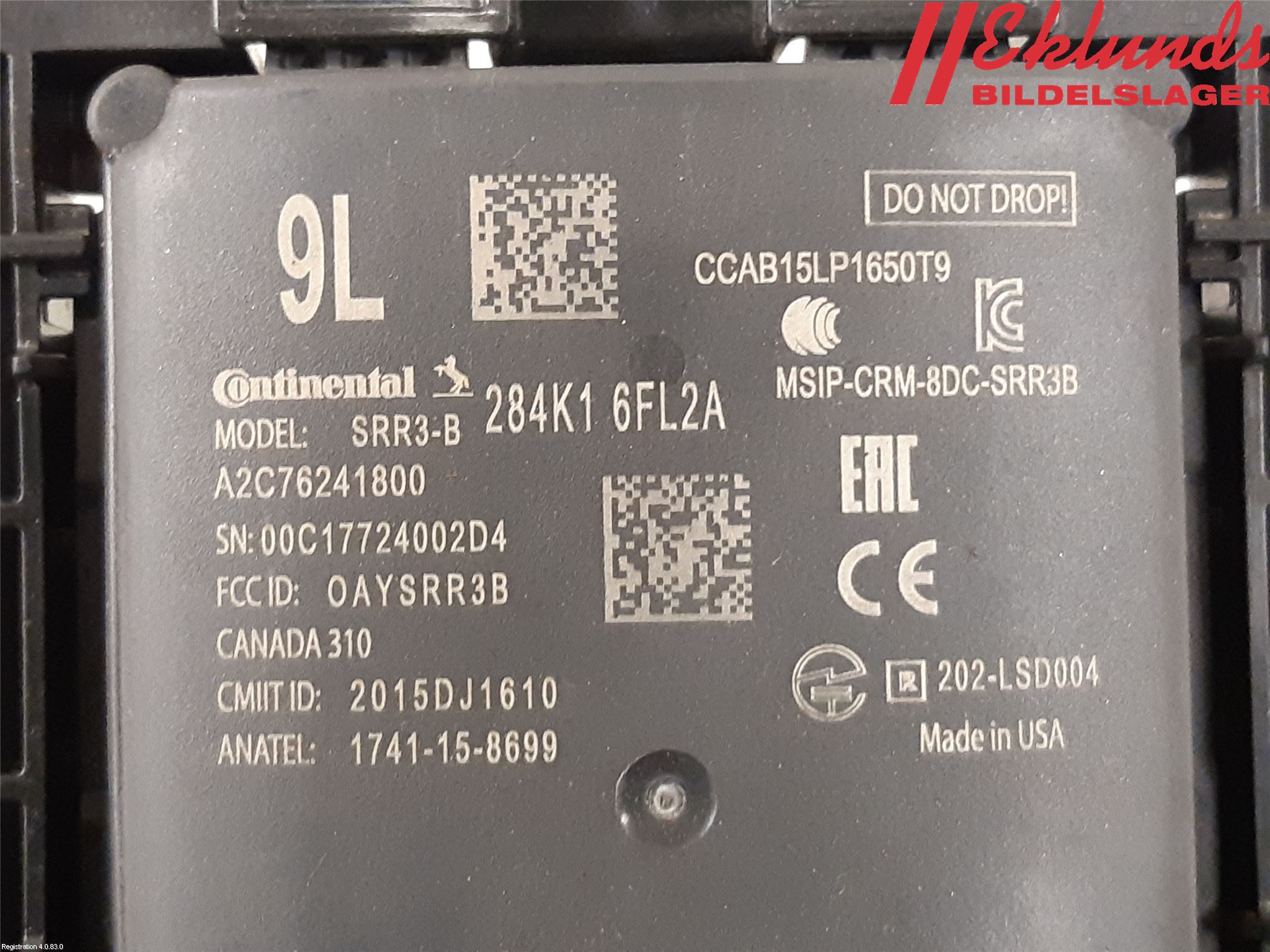Nissan X-TRAIL 14-21 Sensor Aktivt Kollisionsskydd