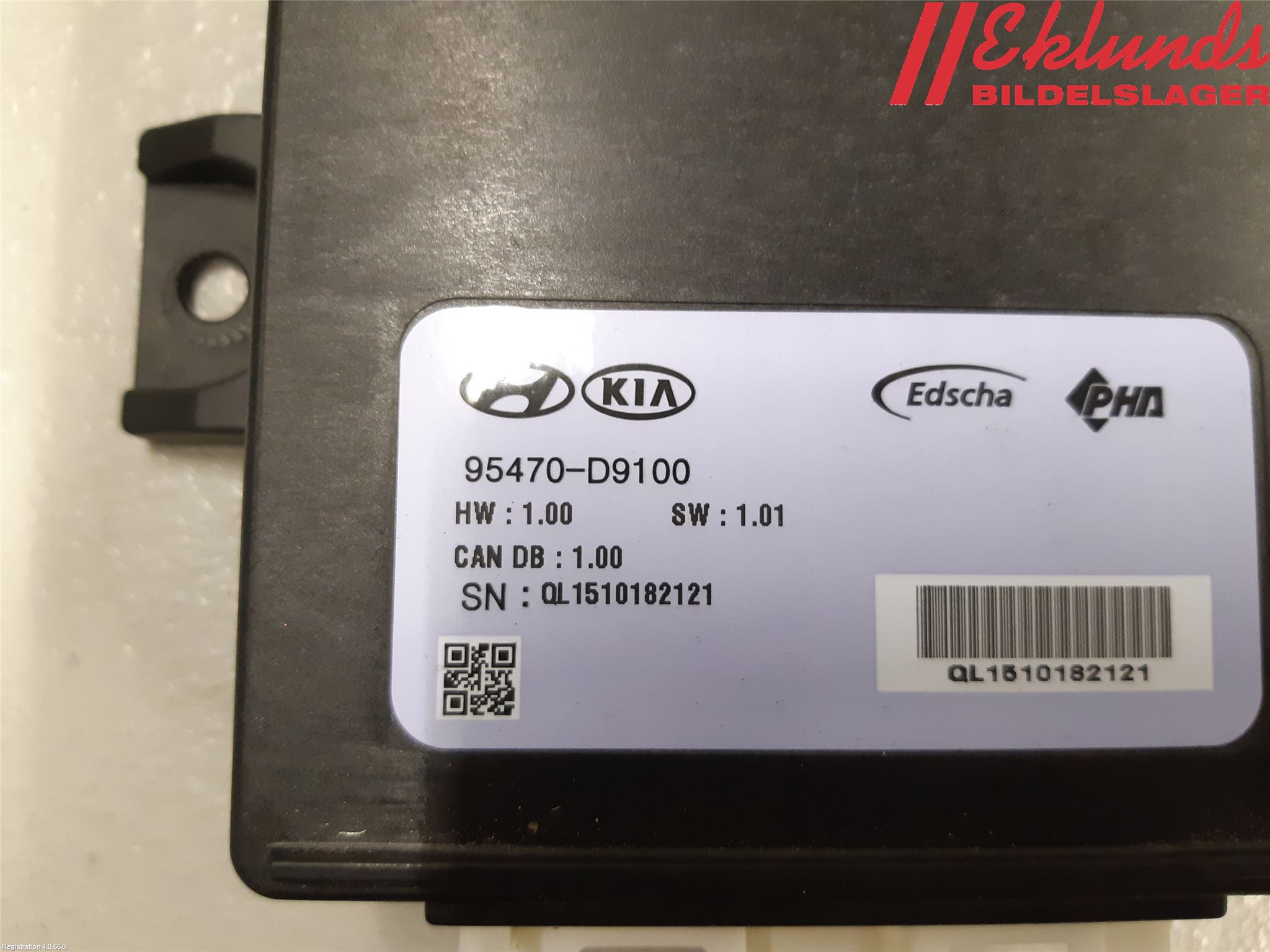 Kia SPORTAGE (QL) 16-21 Styrenhet Baklucka