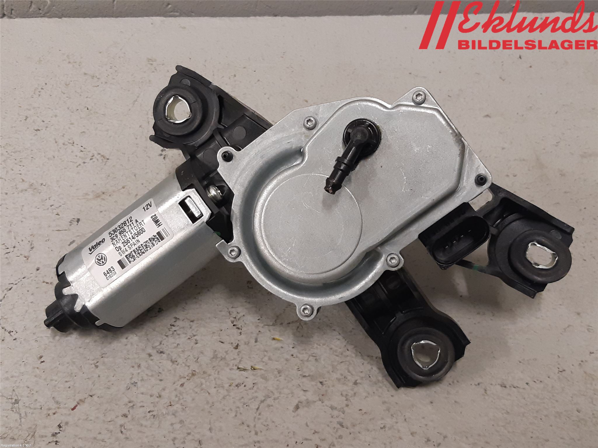 Volkswagen VW PASSAT 11-14 Torkarmotor Baklucka