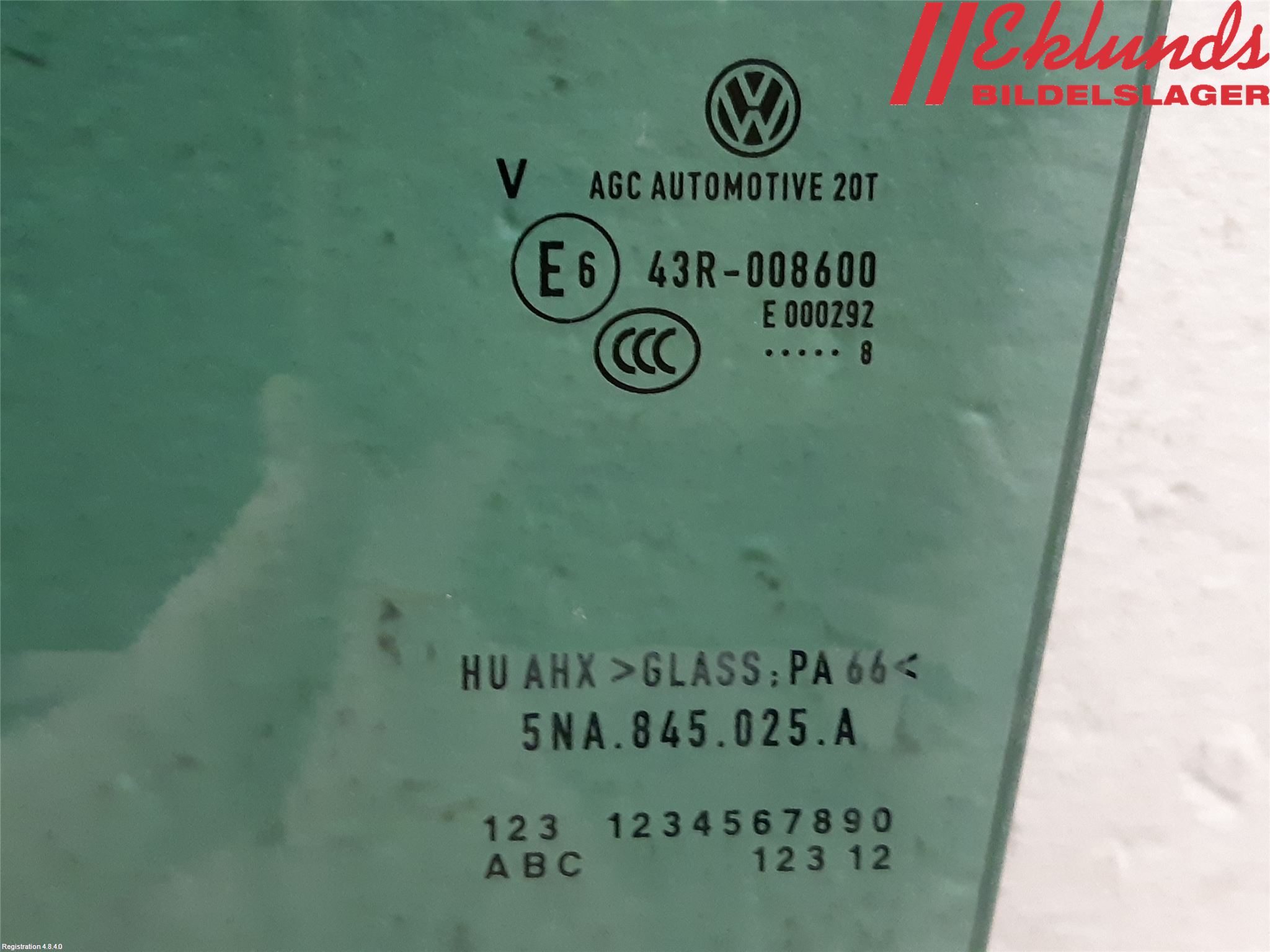 Volkswagen VW TIGUAN 16-24 Dörruta Bak Vänster