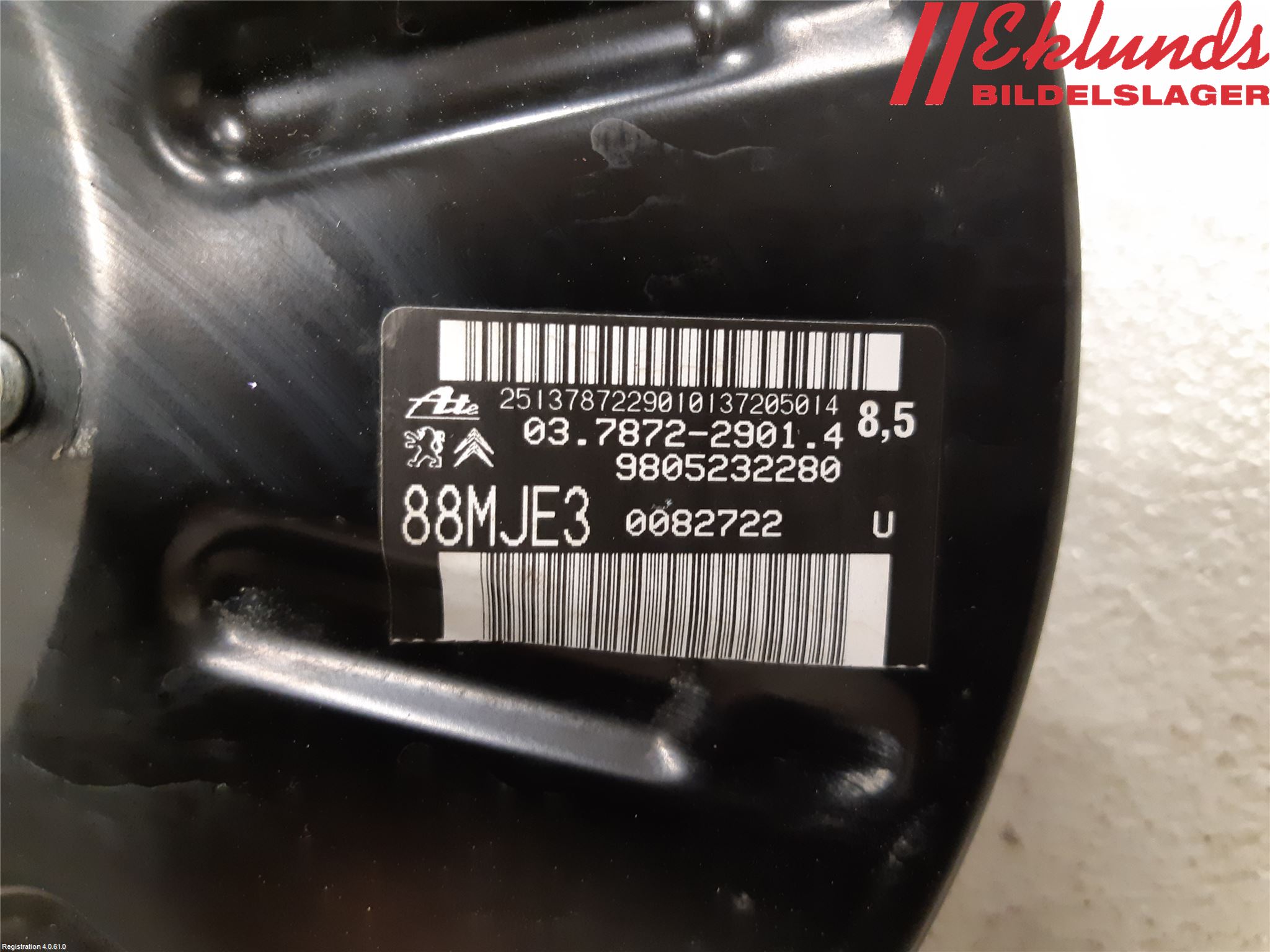 Citroen JUMPY/E-JUMPY 16- Bromsservo