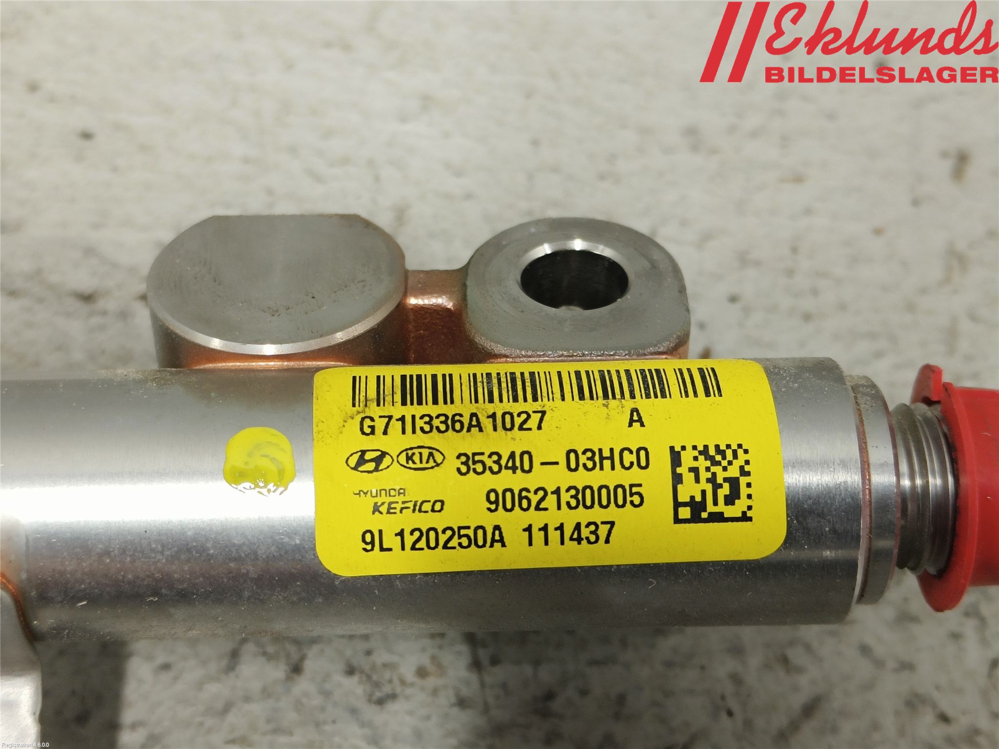 Kia CEED/CEED SW 19- Inj. Fuelrail