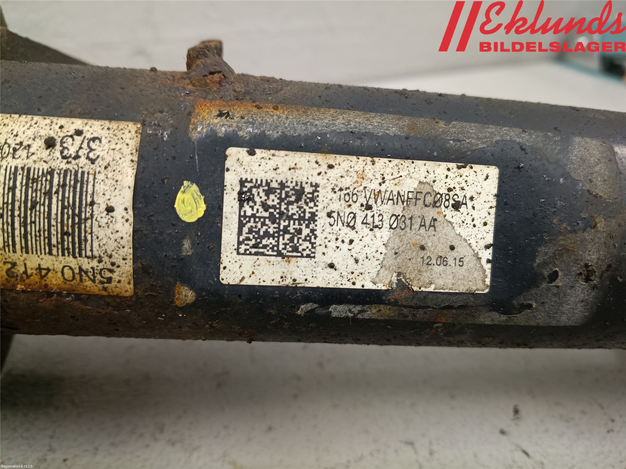 Volkswagen VW TIGUAN 07-16 Fjäderben Fram Höger