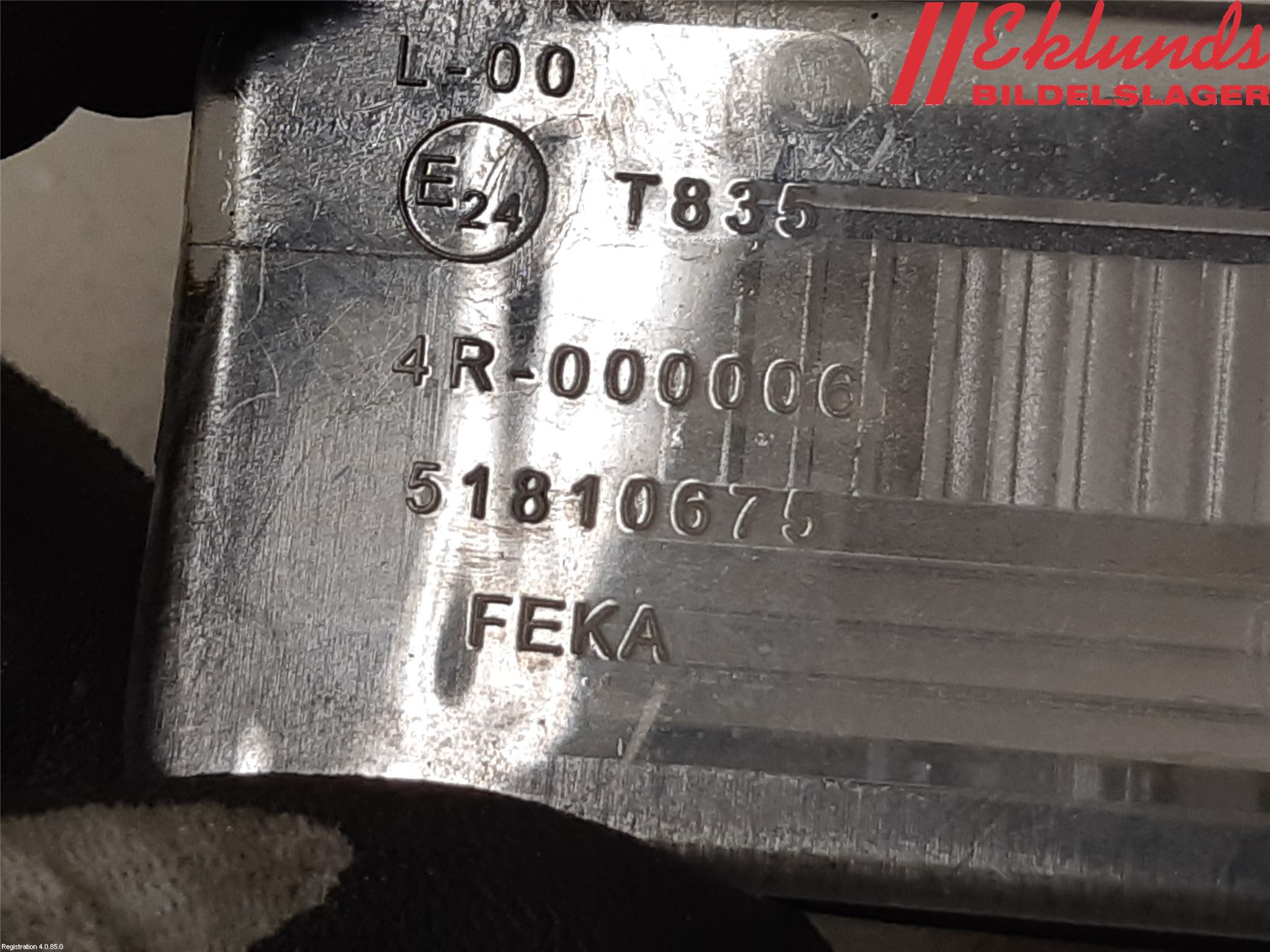 Fiat DOBLO CARGO Skylt Belysning