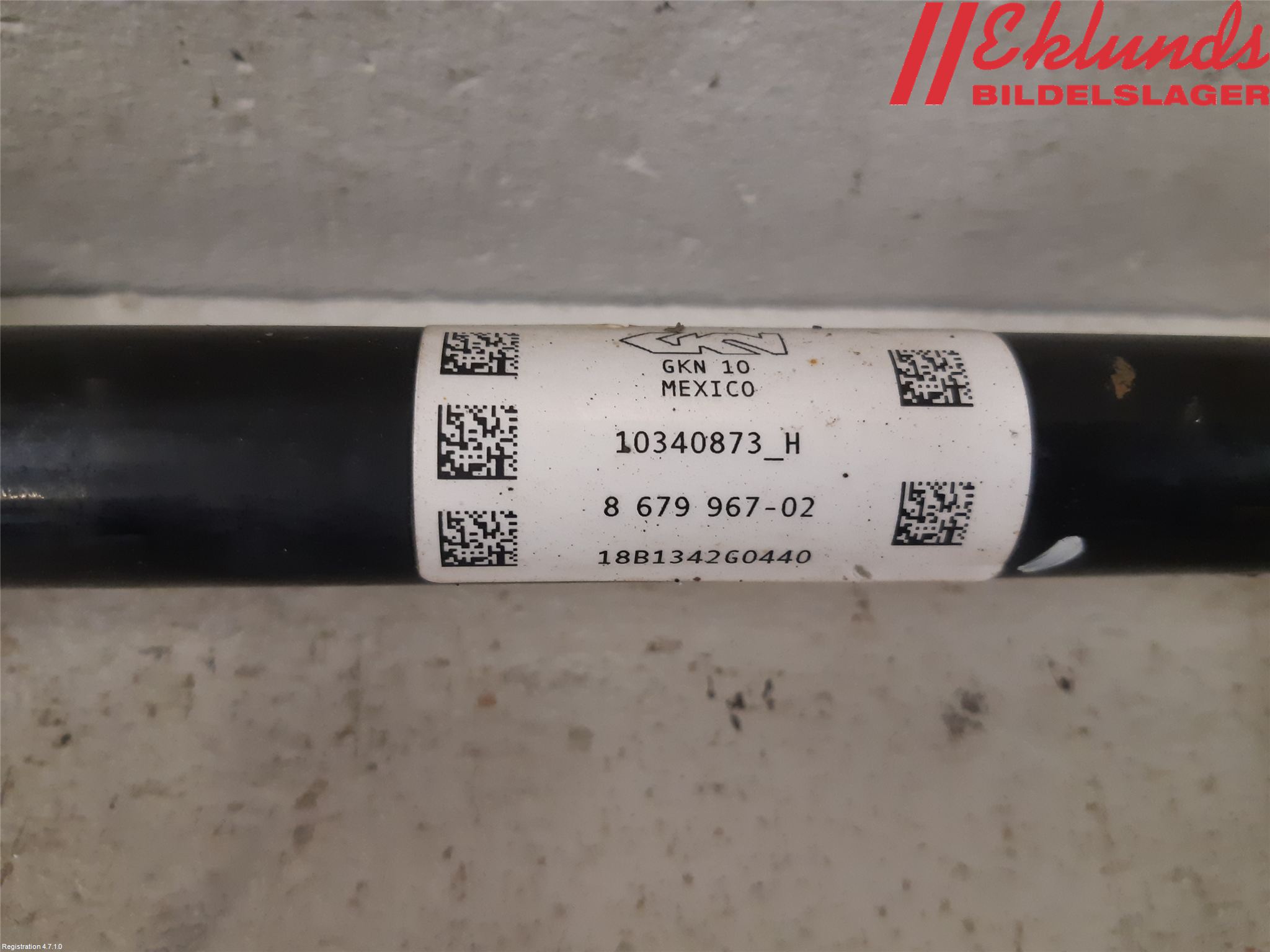 BMW X3 G01 18- Drivaxel Bak Vänster