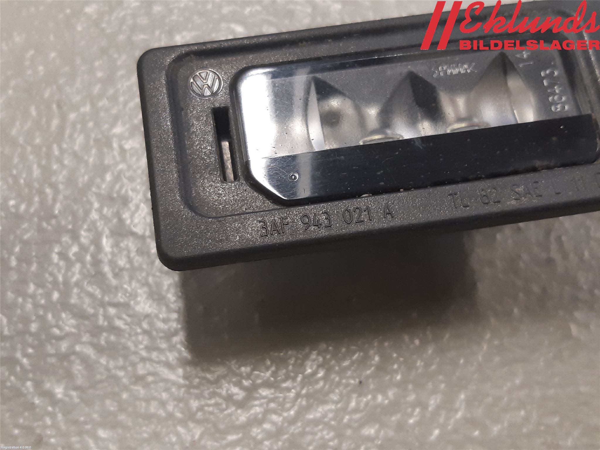 Skoda SUPERB 16-24 Skylt Belysning