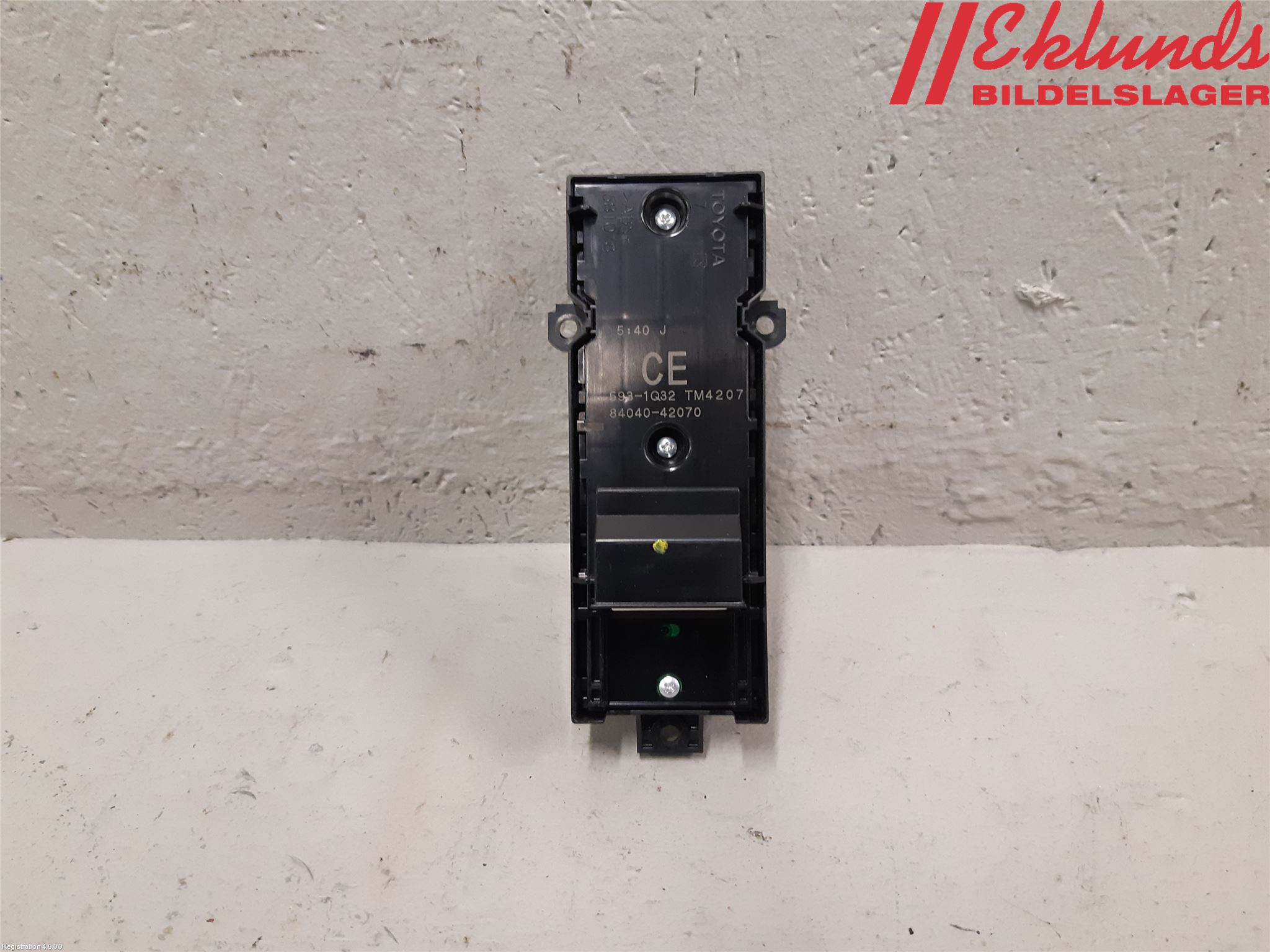 Toyota bZ4X EA10 22- Strömställare Elhiss