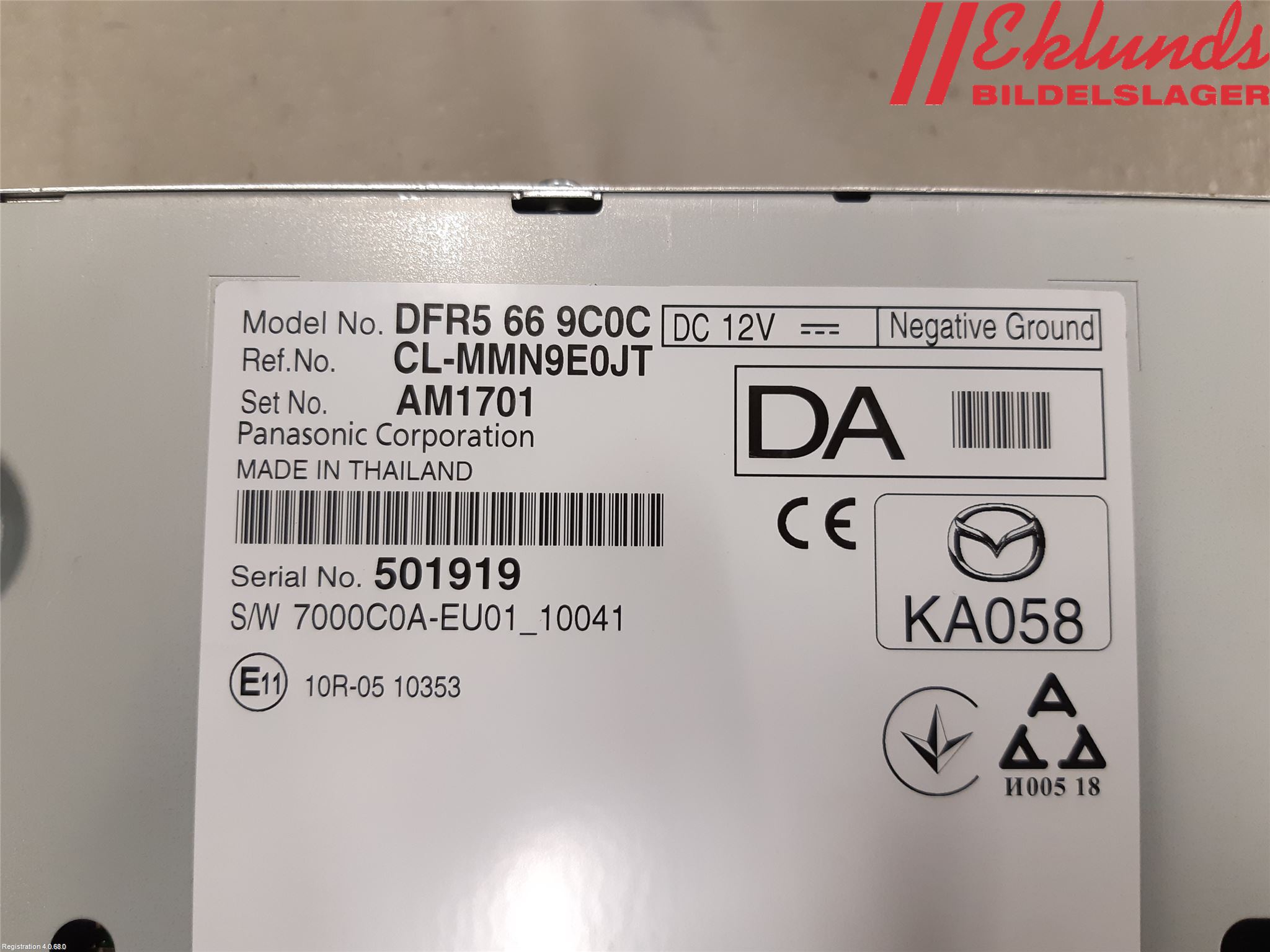 Mazda CX-30 20- Cd Radio - Multimediapanel