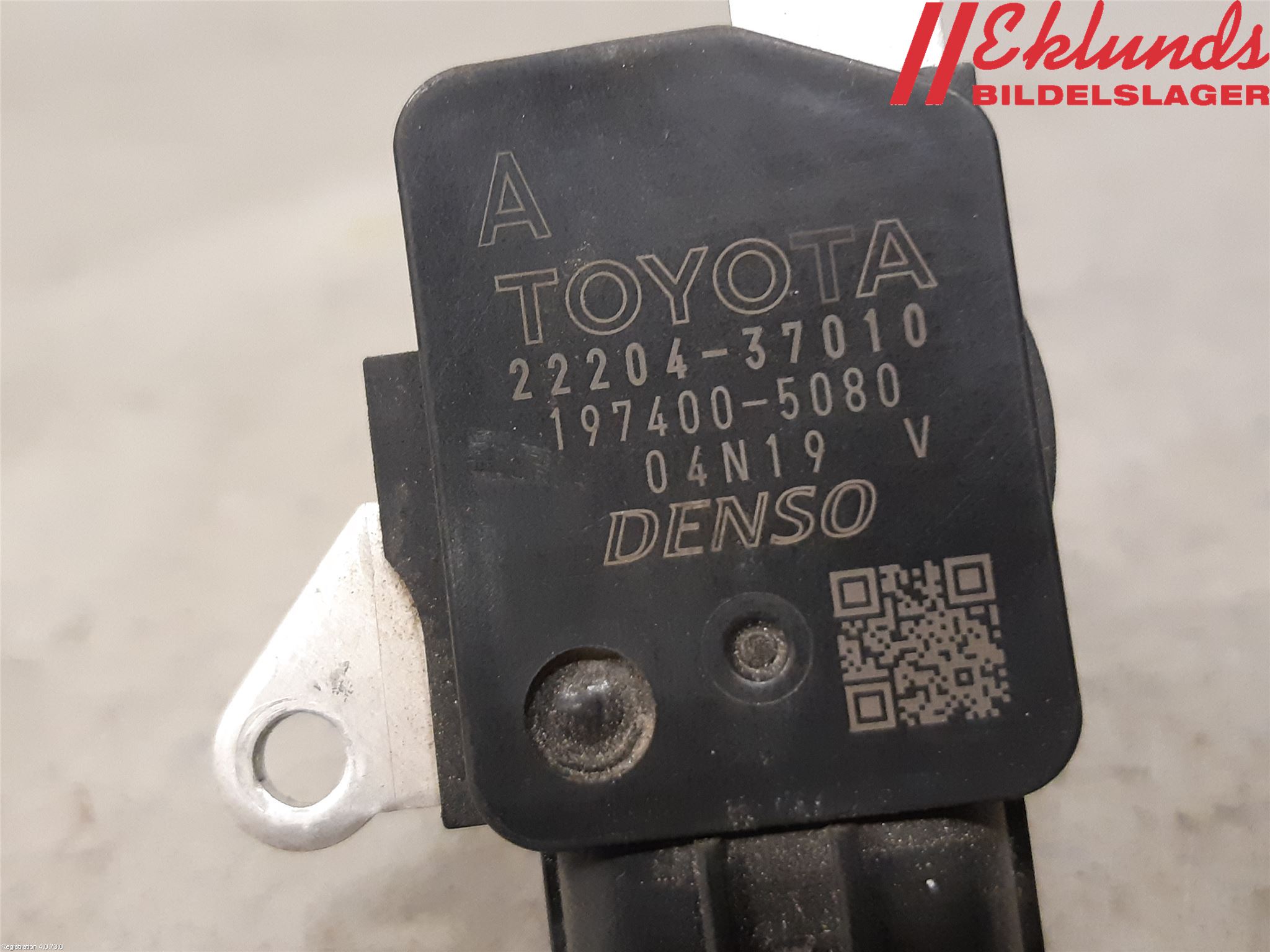 Toyota VERSO 09-18 Injluftmassamätare