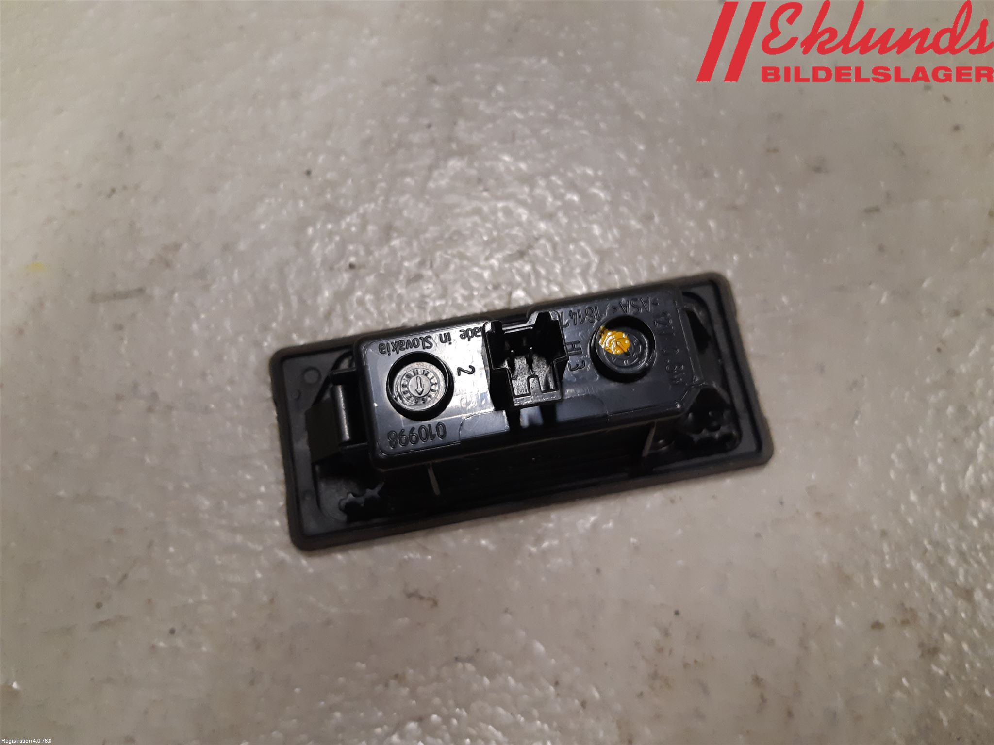 Audi A4/S4 B9 16-19 Skylt Belysning