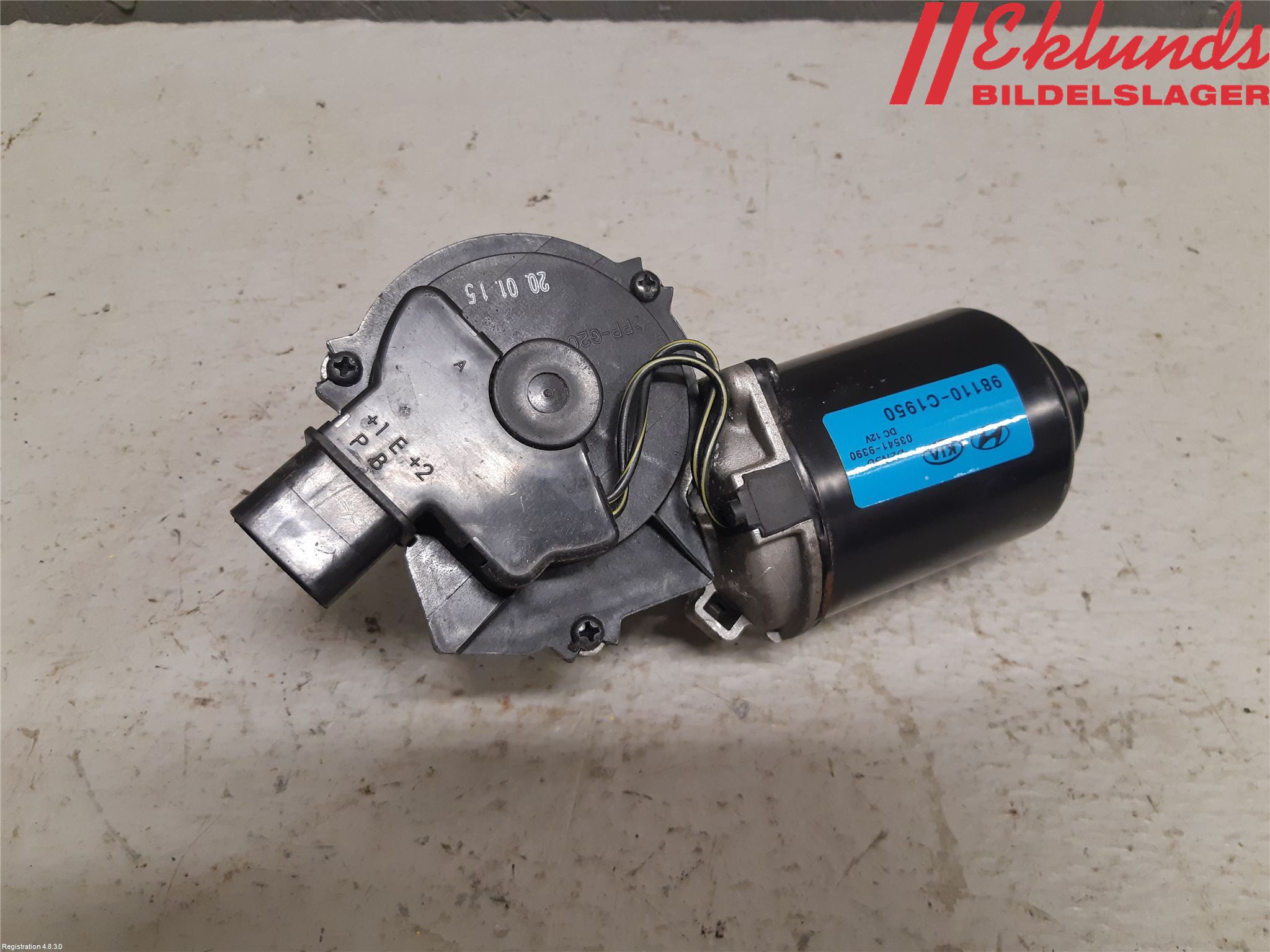 Hyundai KONA/ELECTRIC OS 18-23 Torkarmotor Vindruta