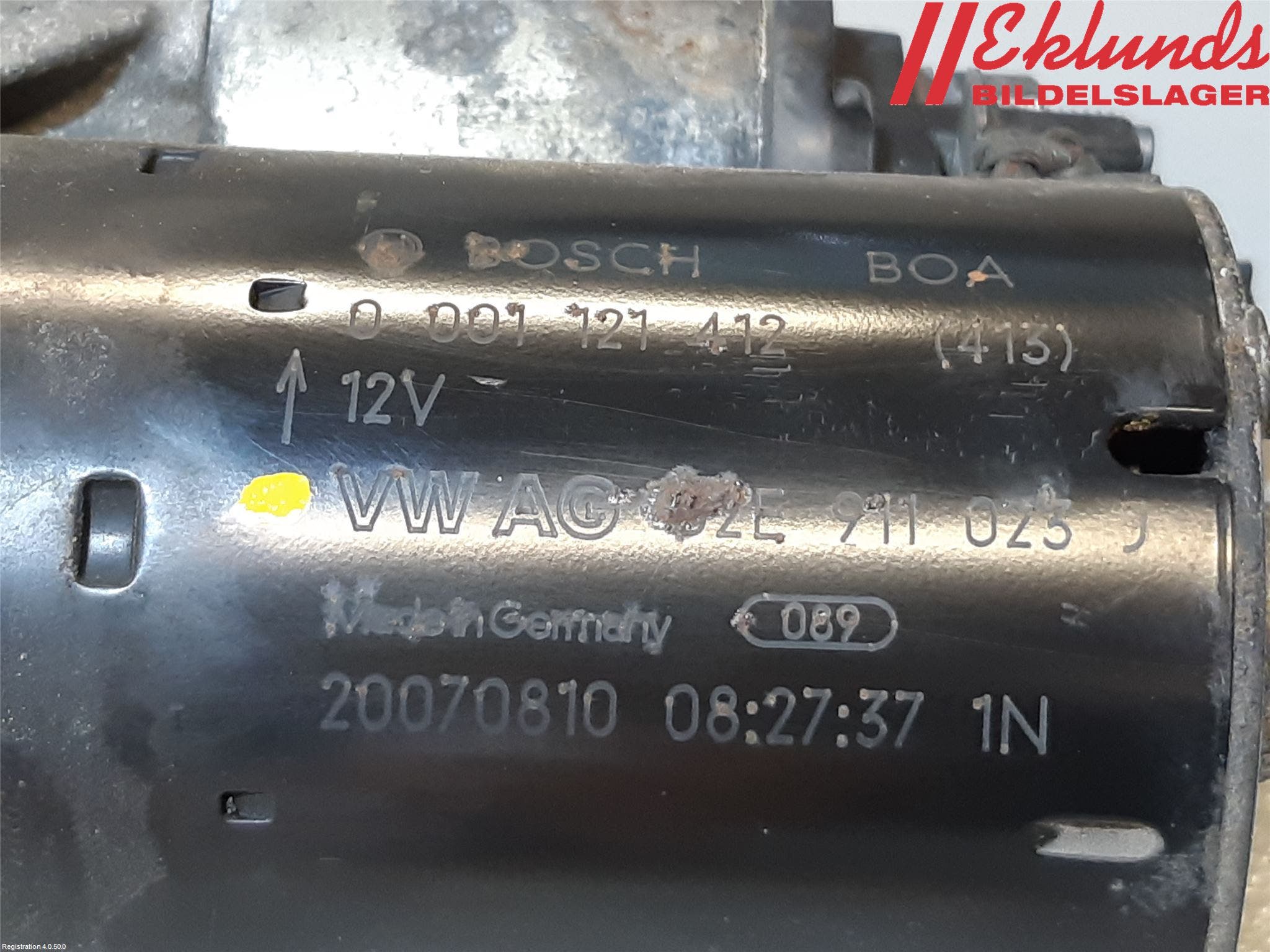 Volkswagen VW TOURAN 03-10 Startmotor