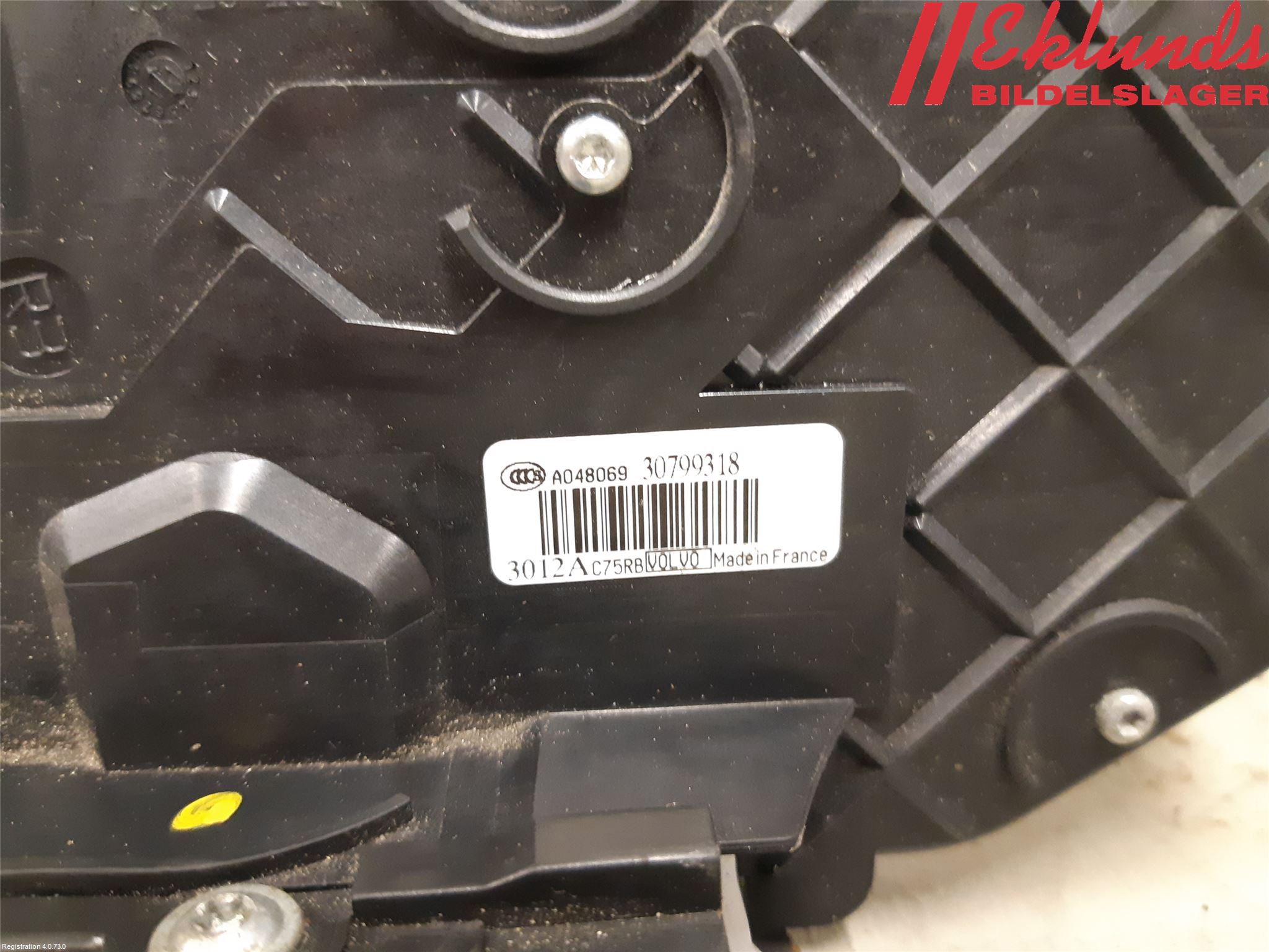 Volvo V50 08-12 Låskista-Dörrlås