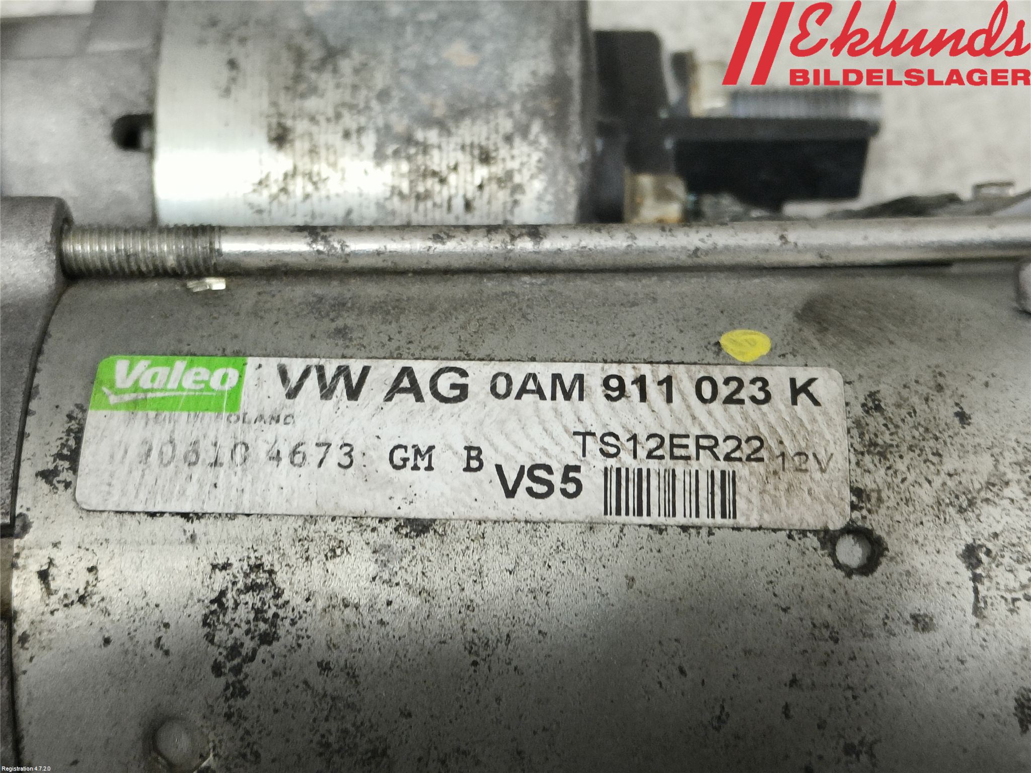 Volkswagen VW POLO 10-17 Startmotor