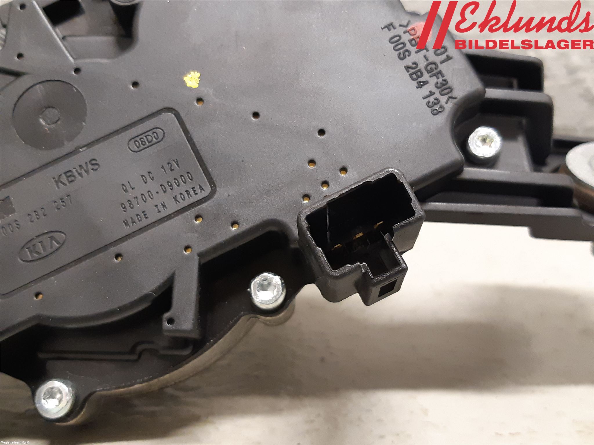 Kia SPORTAGE (QL) 16-21 Torkarmotor Baklucka