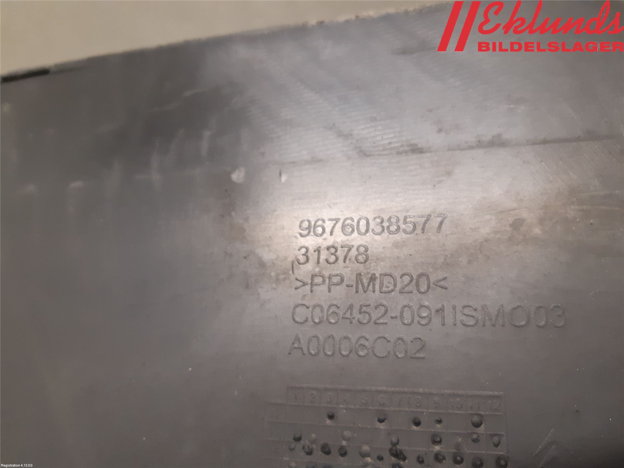 Citroen C4 GRAND PICASSO 14-18 Täckplast Front