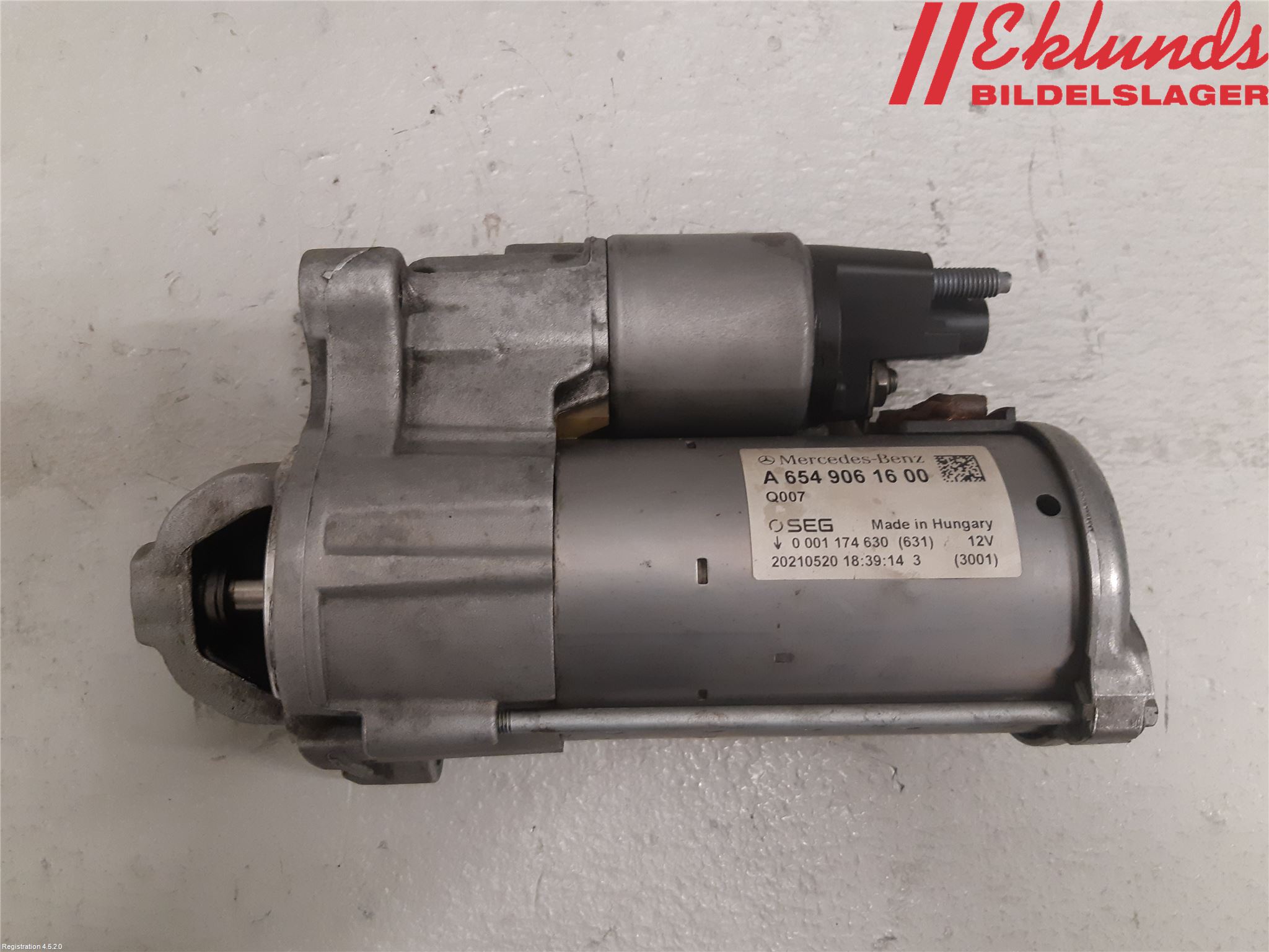 Mercedes-Benz MB VITO/V-KLASS (W640,W447,W448) 14- Startmotor Diesel