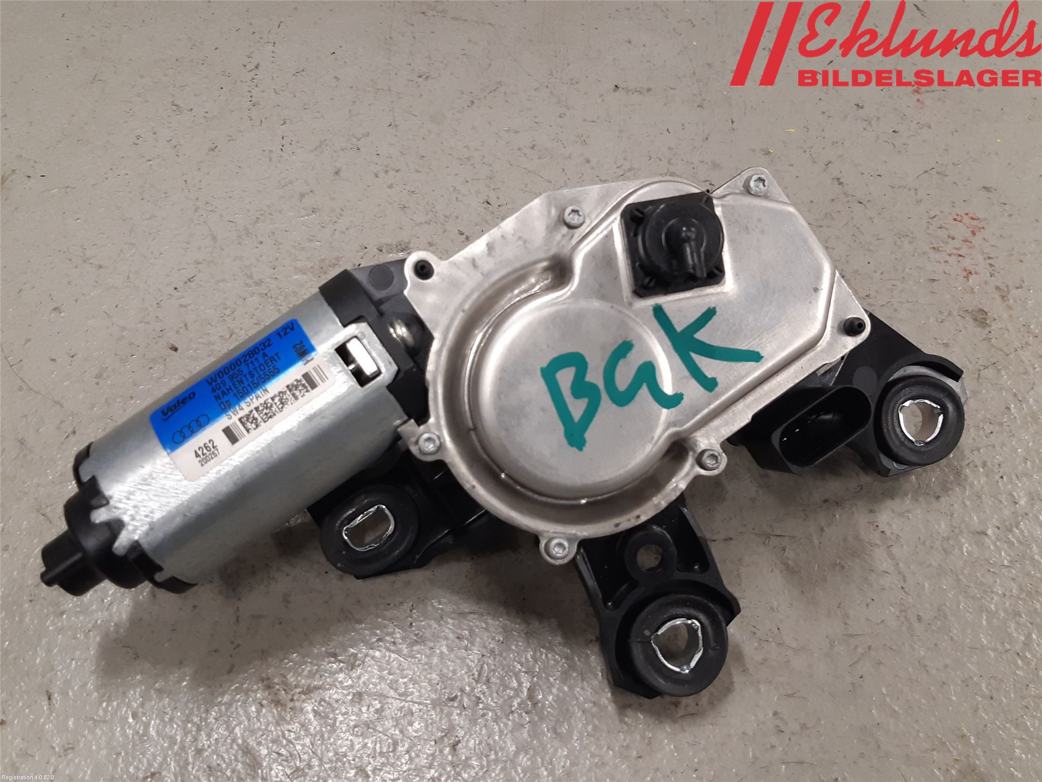 Audi A6/S6 4G 11-18 Torkarmotor Baklucka