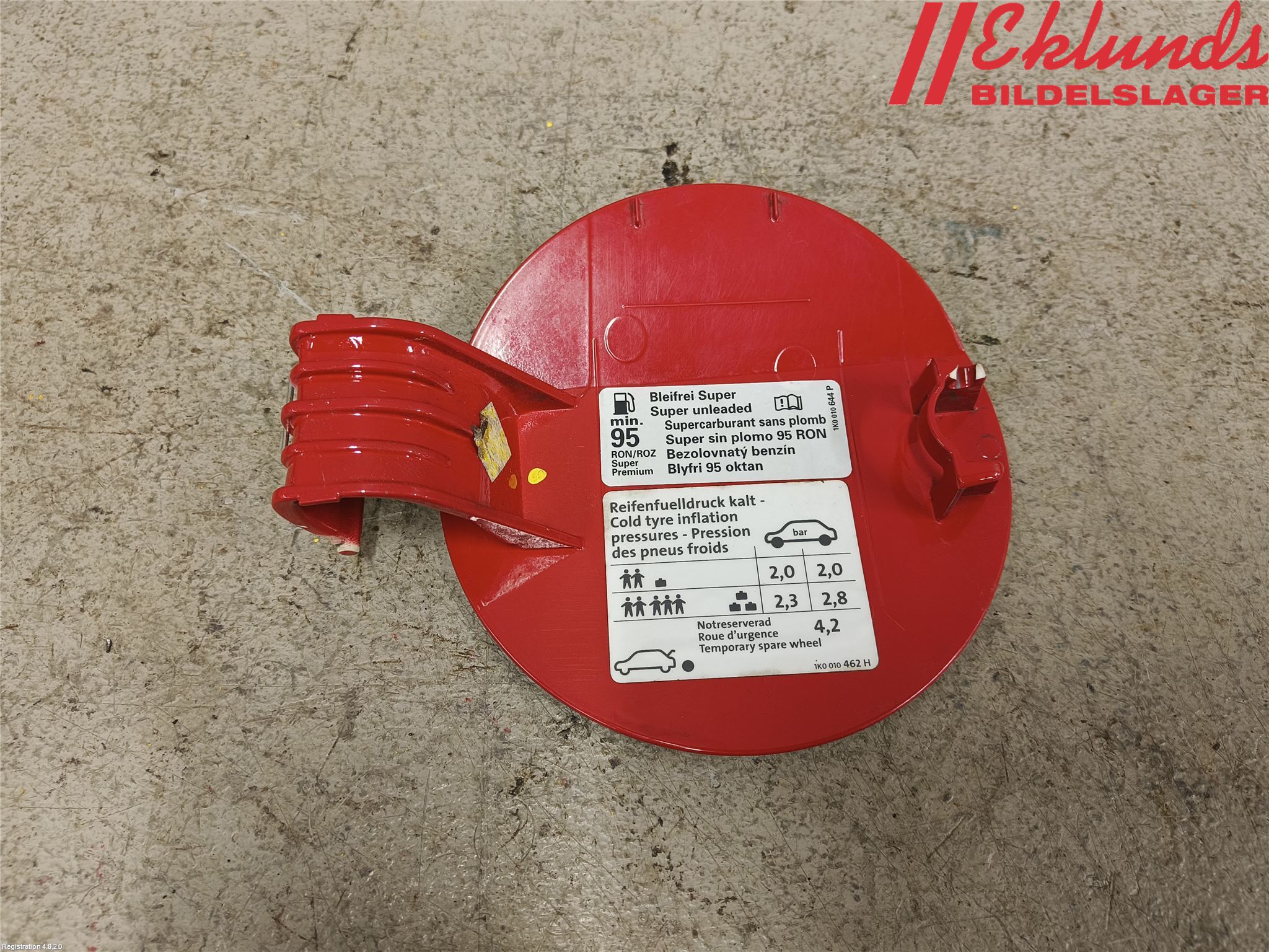 Volkswagen VW GOLF VI 09-13 Tanklucka