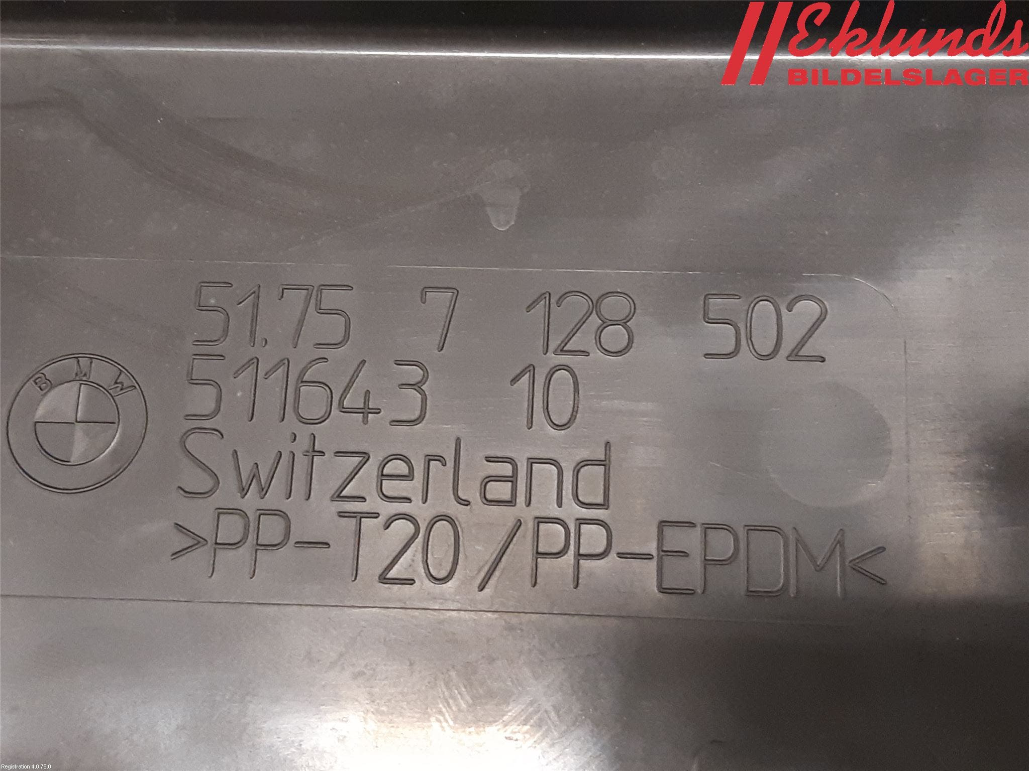 BMW 1 E87/81 5D/3D 03-11 Deflektor Plåt-Plast Kylning