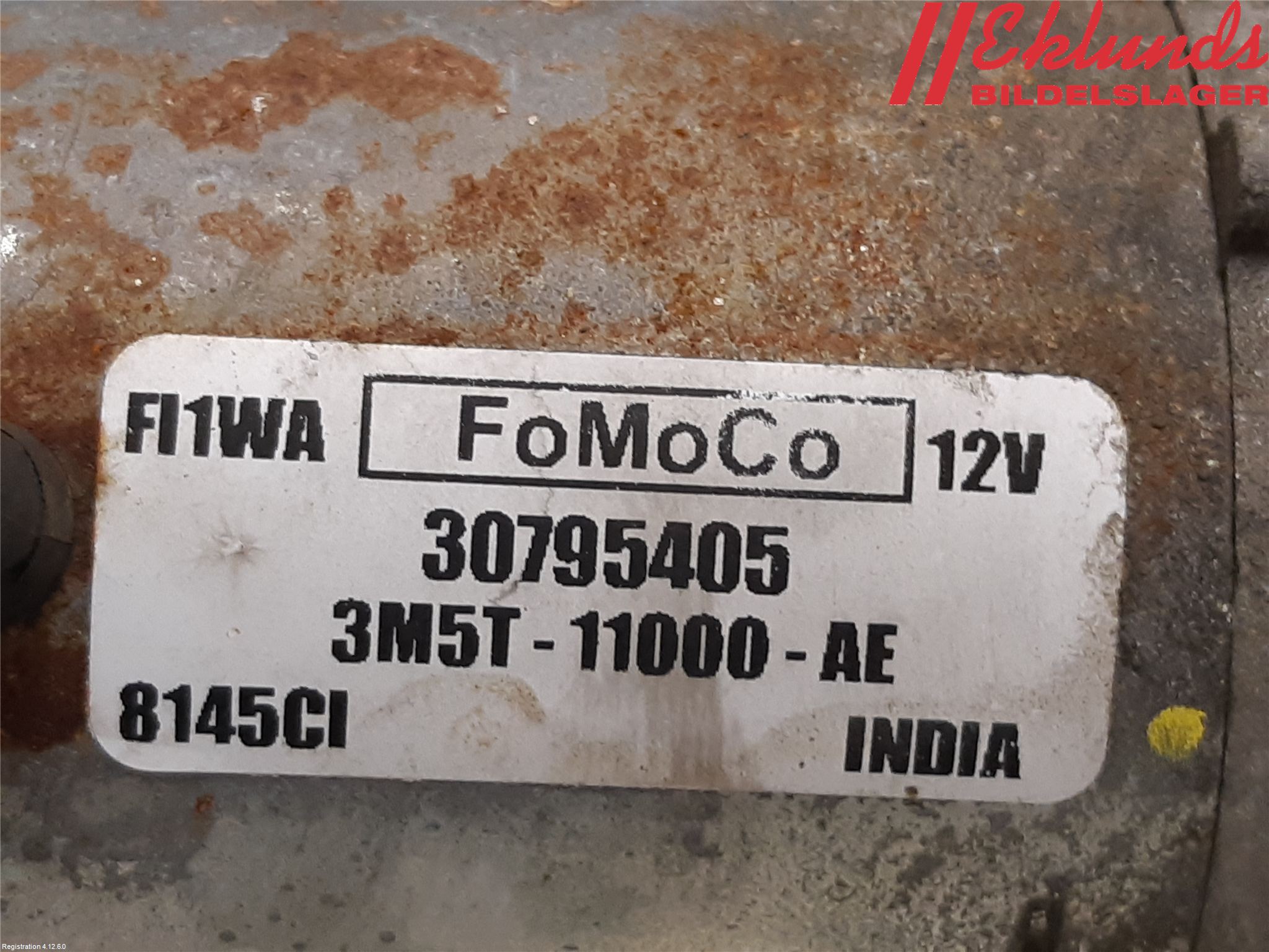 Volvo S40 08-12 Startmotor