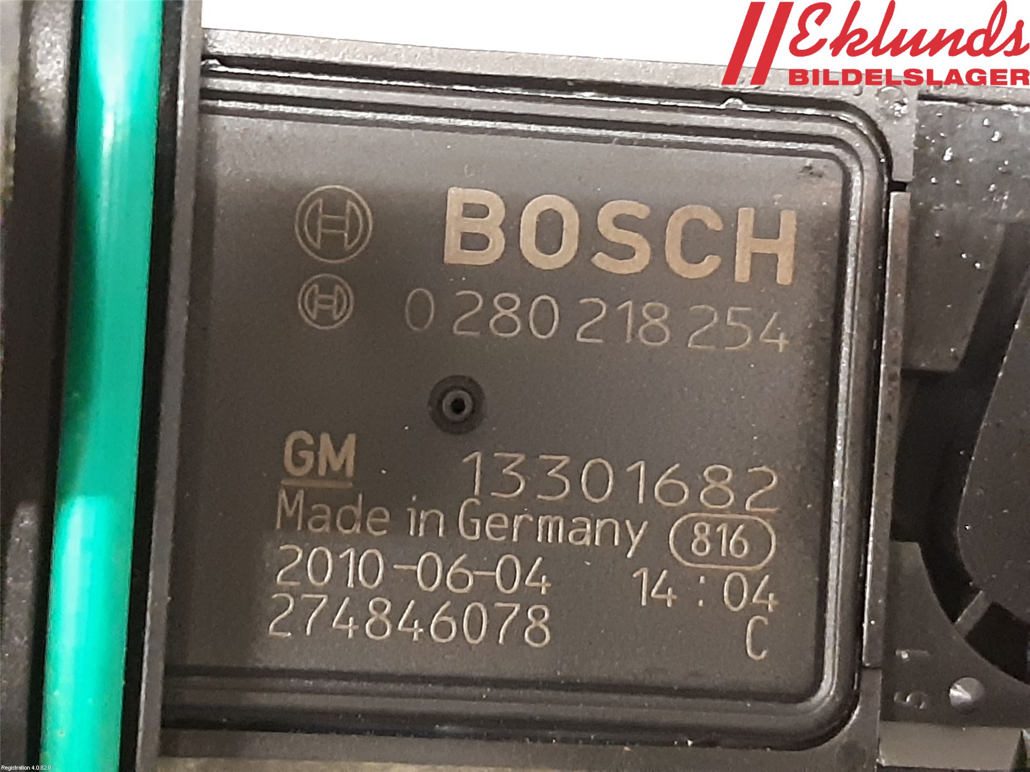Opel ASTRA J 10-15 Injluftmassamätare